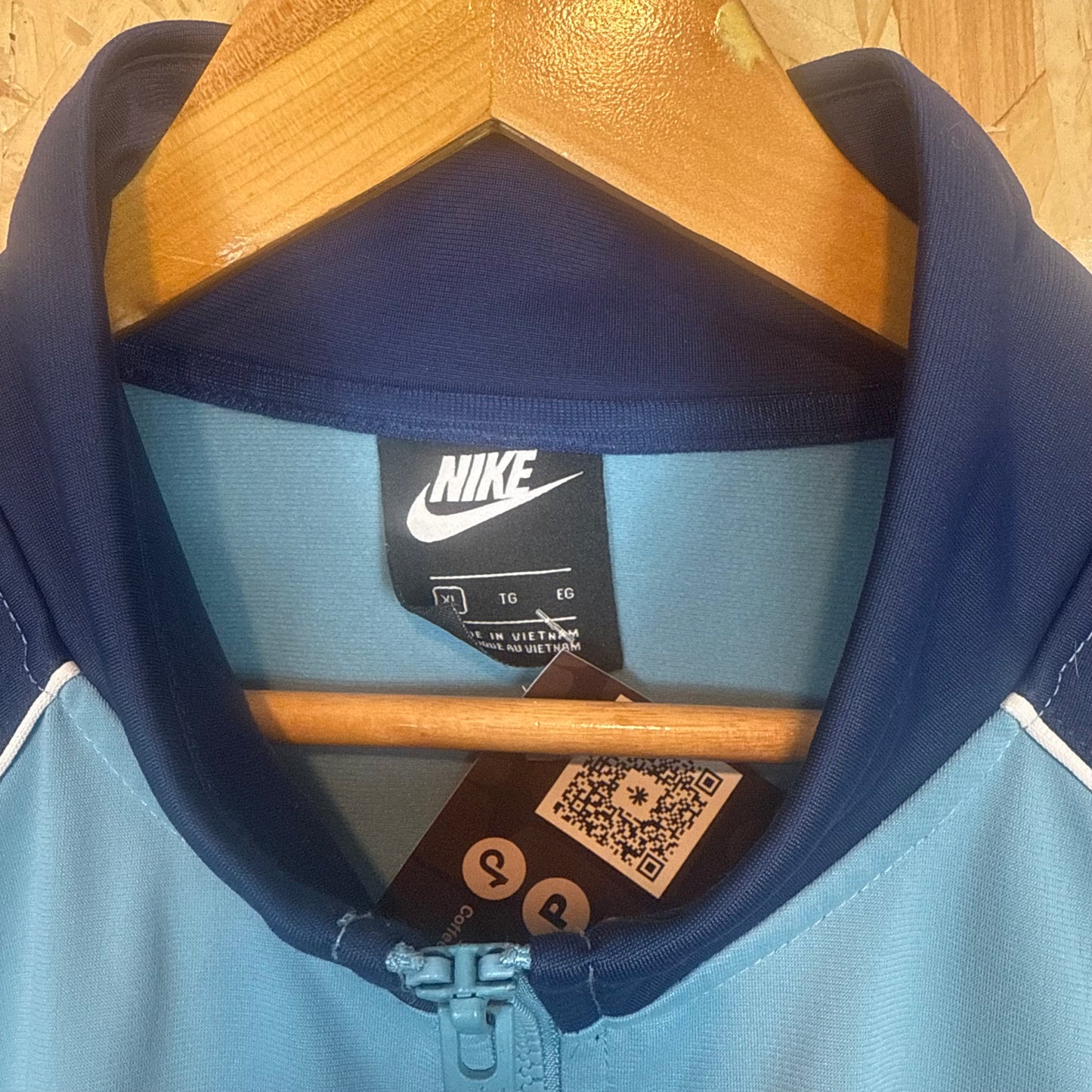 Nike Navy Blue Full Zip Track Jacket Men's Large Extra Large