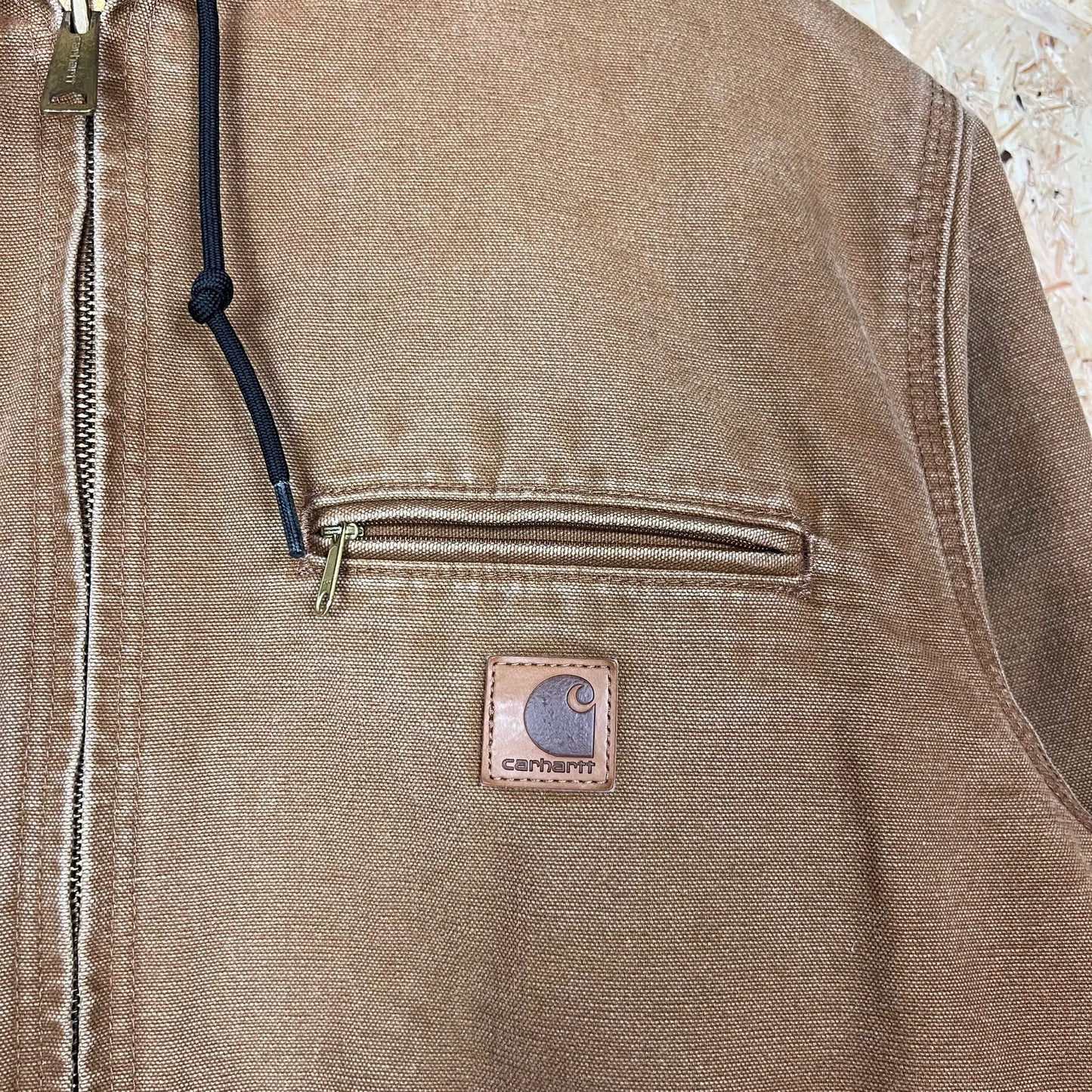 Carhartt Beige Active Jacket Sherpa Lined Size L
