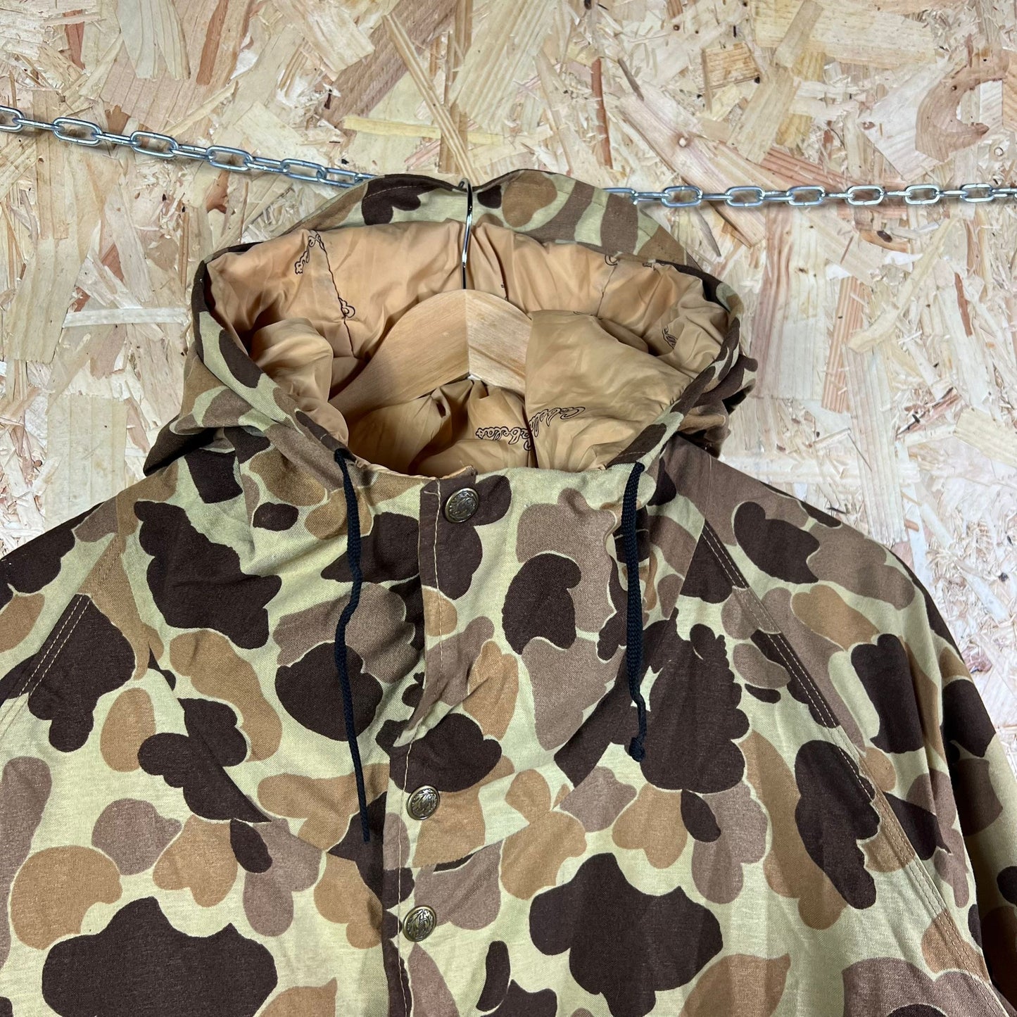 Cabela's Camouflage Field Hooded Jacket Size L