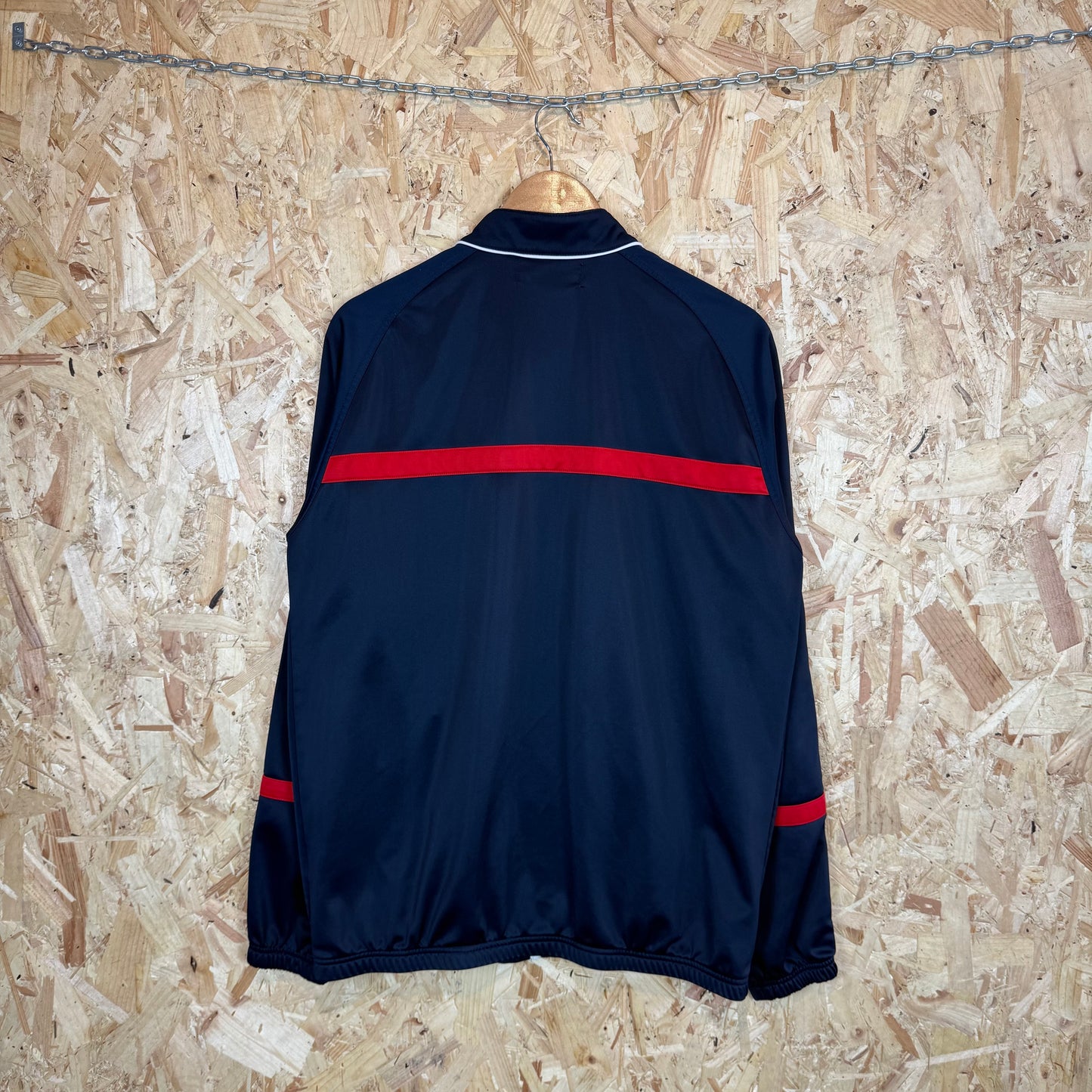 Fila White Line Full Zip Navy Blue Track Jacket Men's Size XL