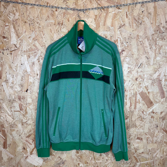 Adidas Green Full Zip Track Jacket Mens Size L