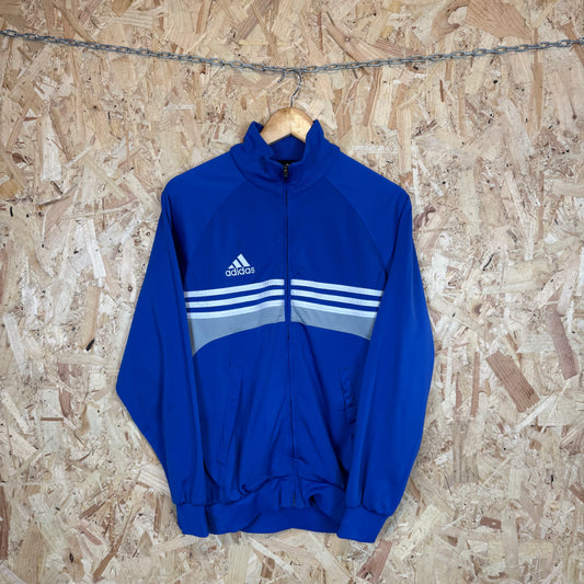 Adidas Full Zip Blue Track Jacket Mens Size L