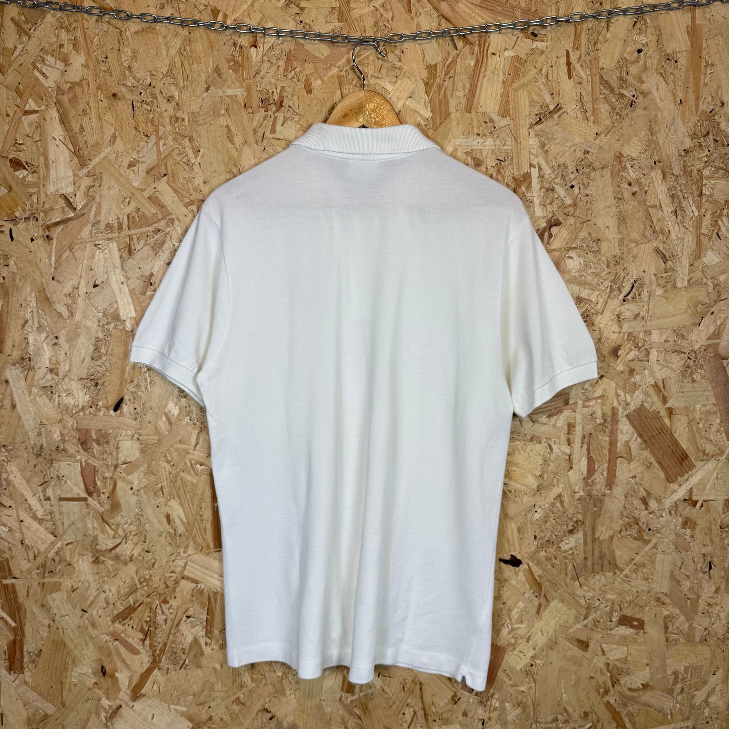 Lacoste White Polo Shirt Size L