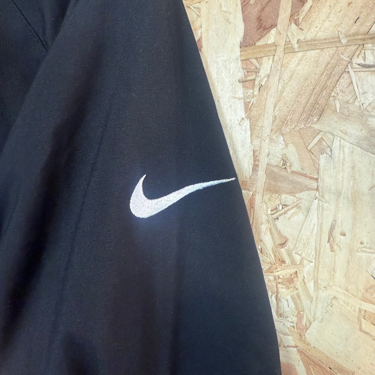 Nike Full Zip Black Yellow Track Jacket Y2K Men's Size M