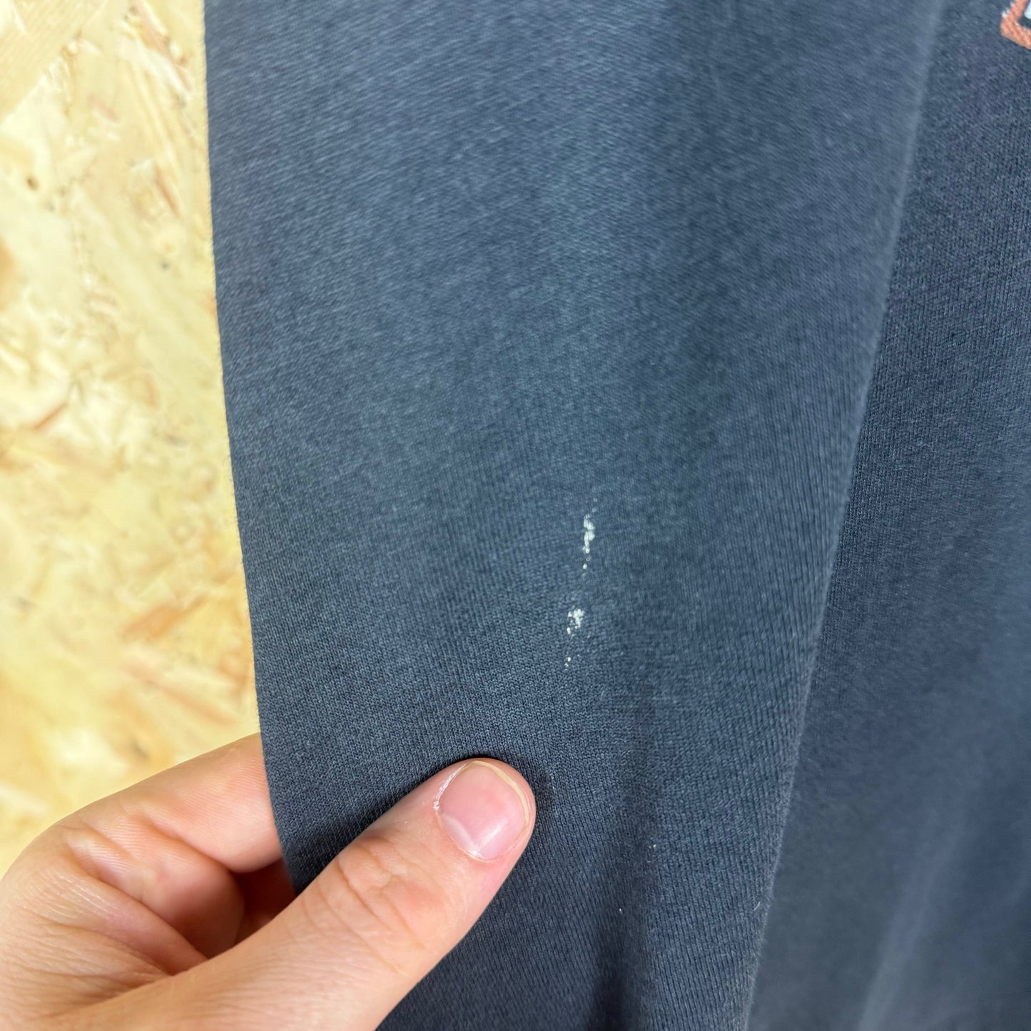 Harley davidson 3D emblem t shirt black Large rare