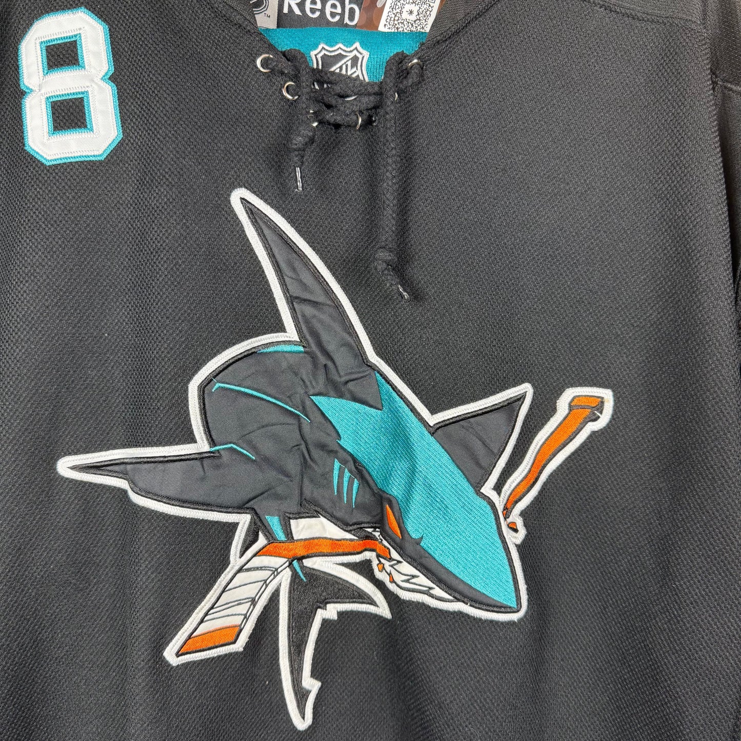 San Jose Sharks NHL jersey Black Large