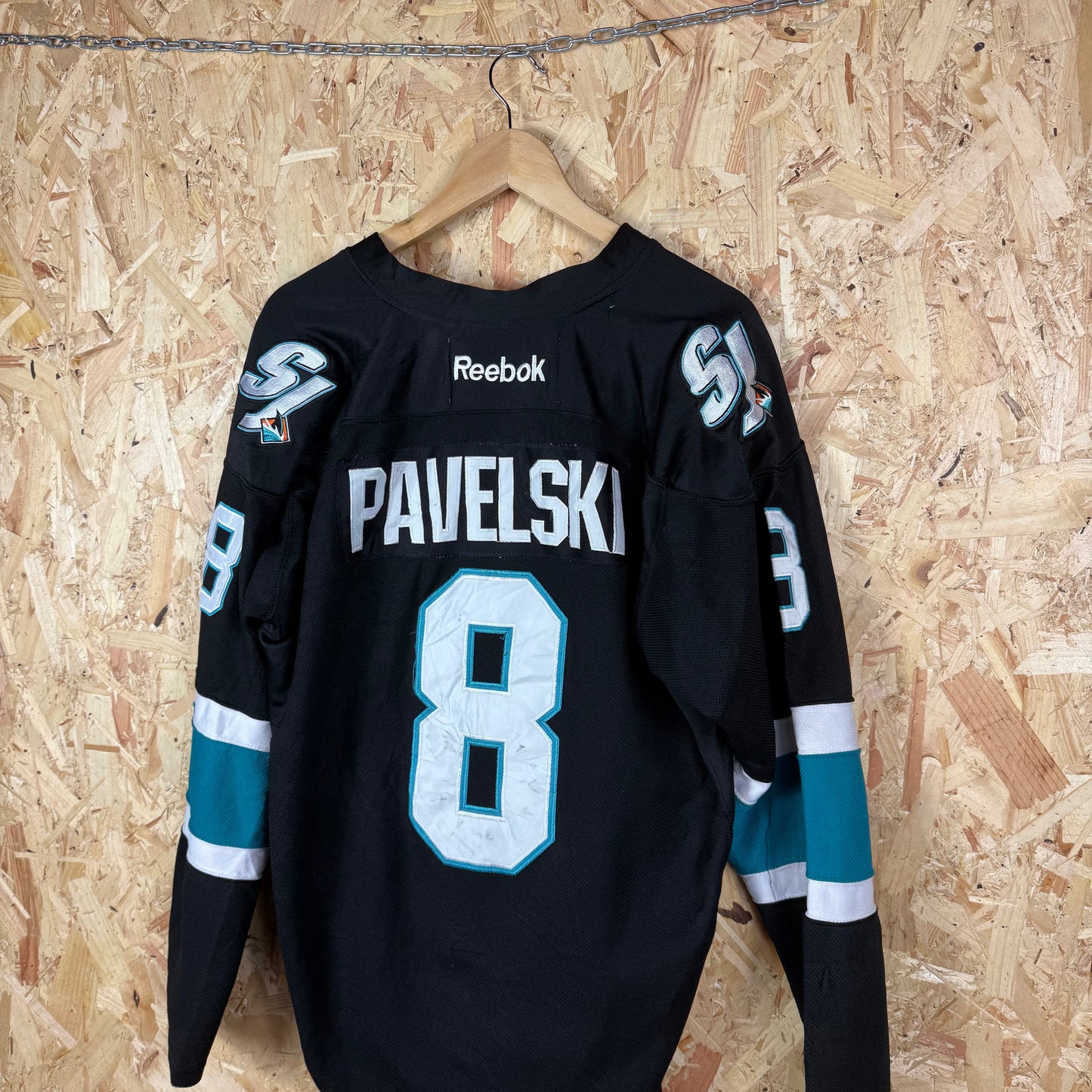 San Jose Sharks NHL jersey Black Large