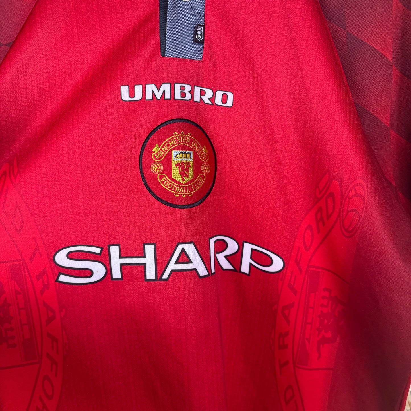 Manchester United 1996/98 Home football shirt umbro Large