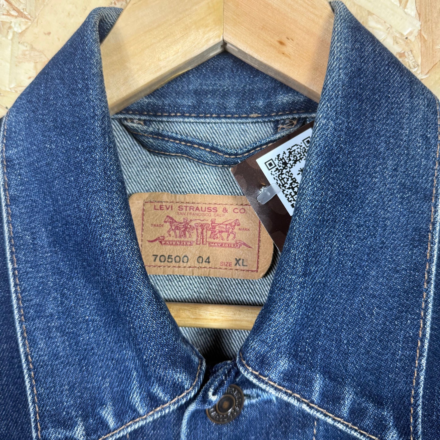 Levi's Denim Jacket Dark Blue Size XL