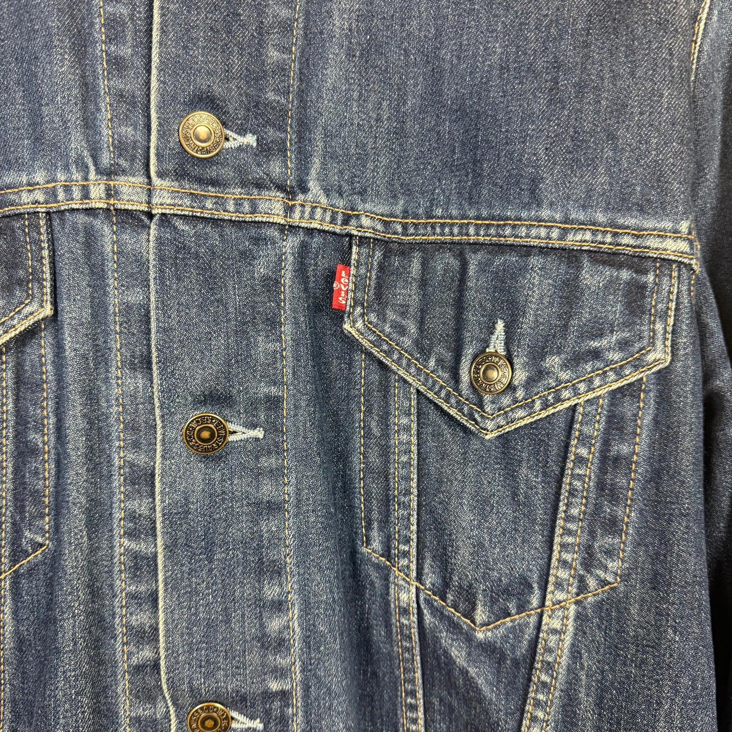 Levi's Denim Jacket Dark Blue Size XL