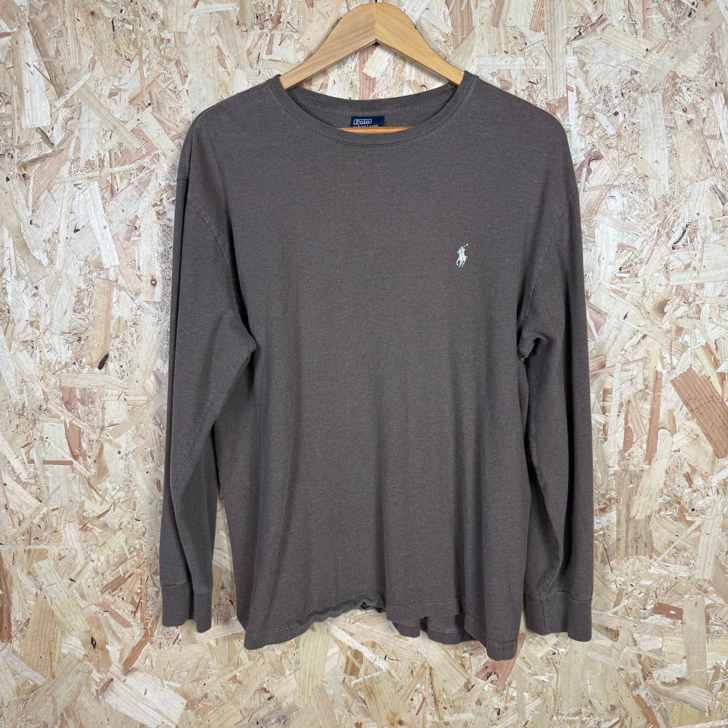 Polo Ralph Lauren Brown Long Sleeve T-Shirt Size M