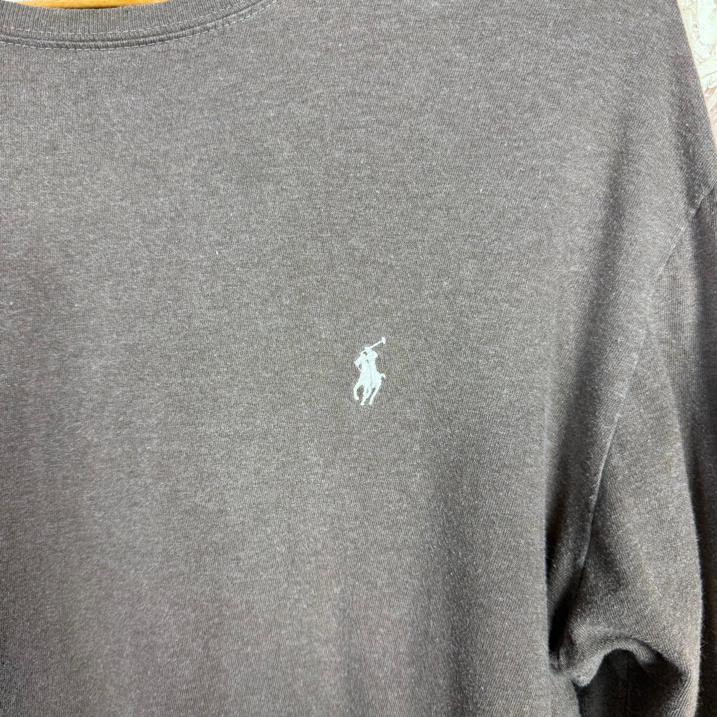 Polo Ralph Lauren Brown Long Sleeve T-Shirt Size M