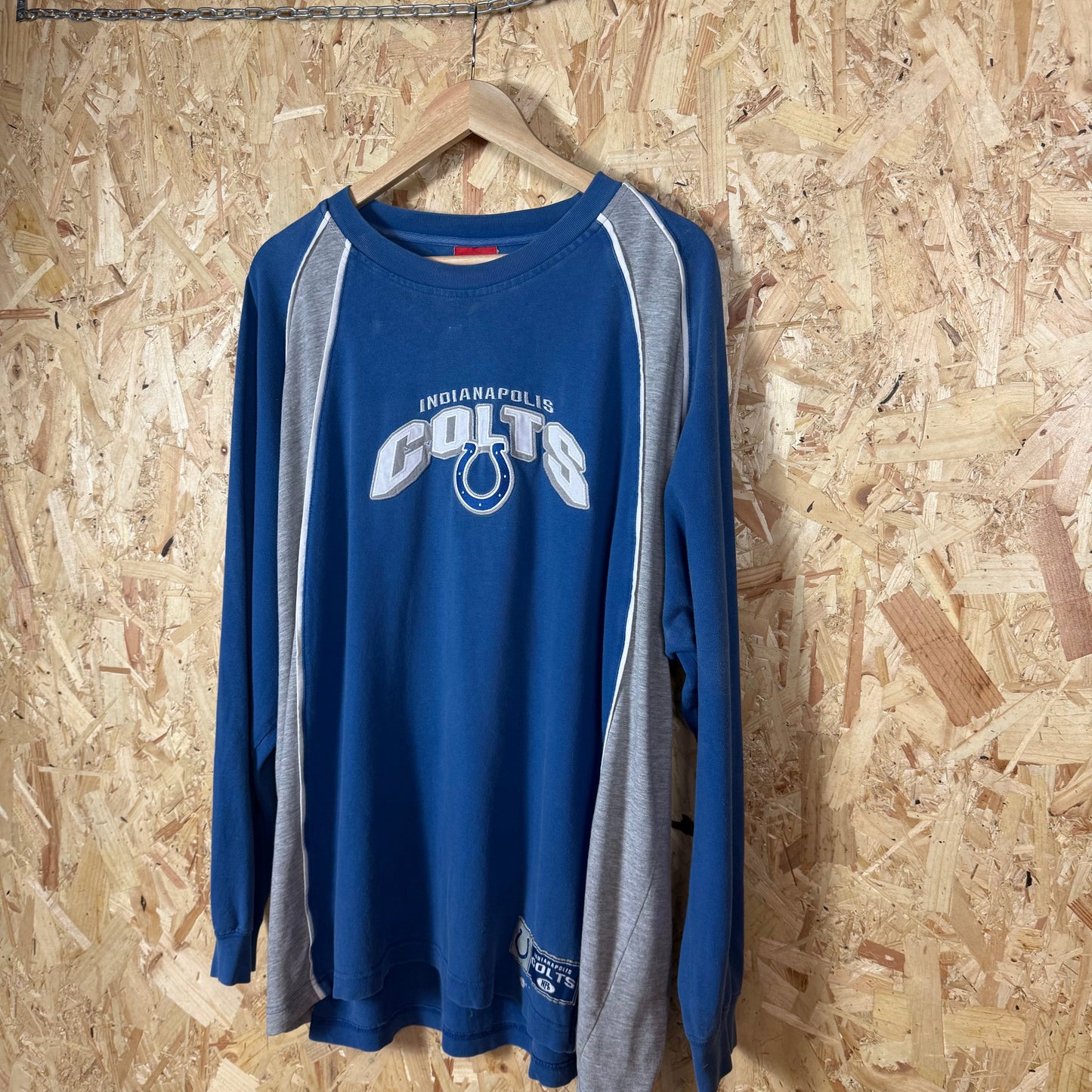 Indianapolis Colts NFL Blue Long Sleeve Top  Size XL