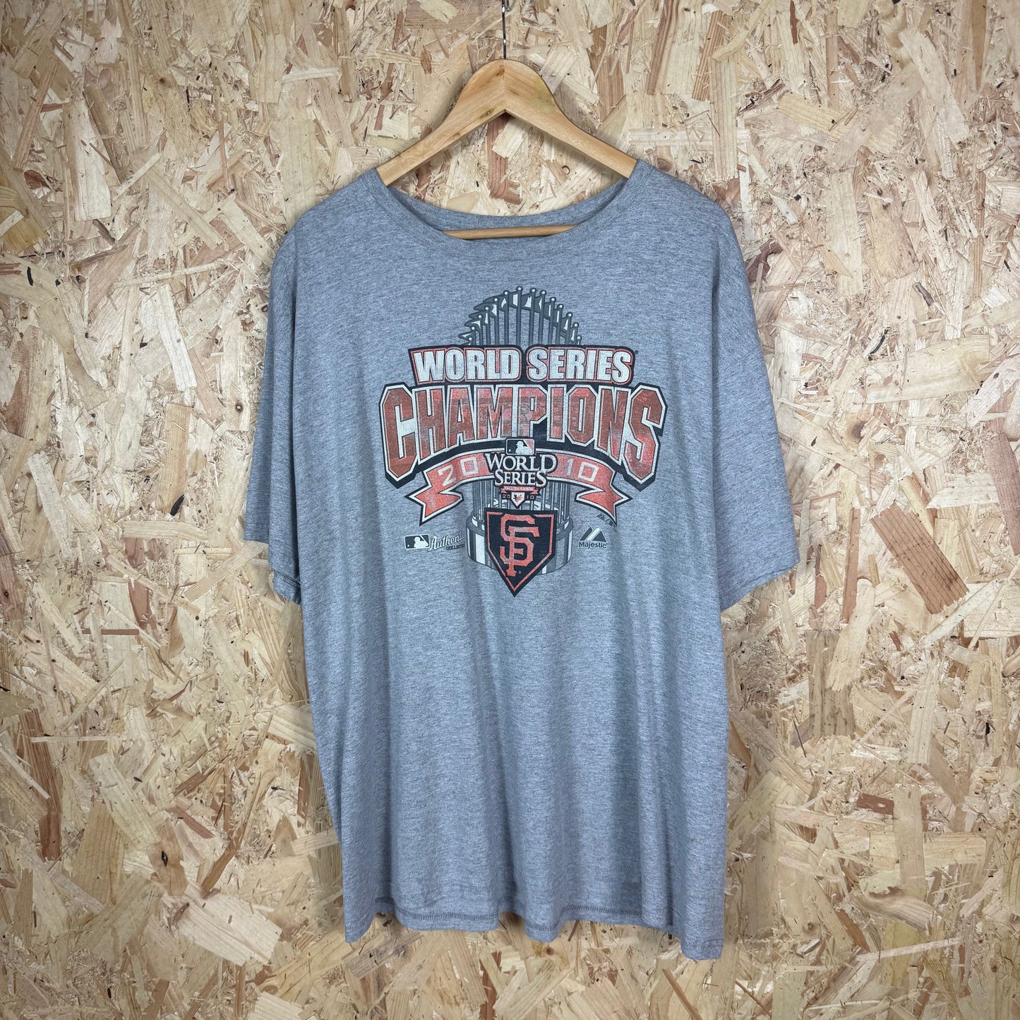 MLB 2010 World Series Grey T-Shirt Size 2XL