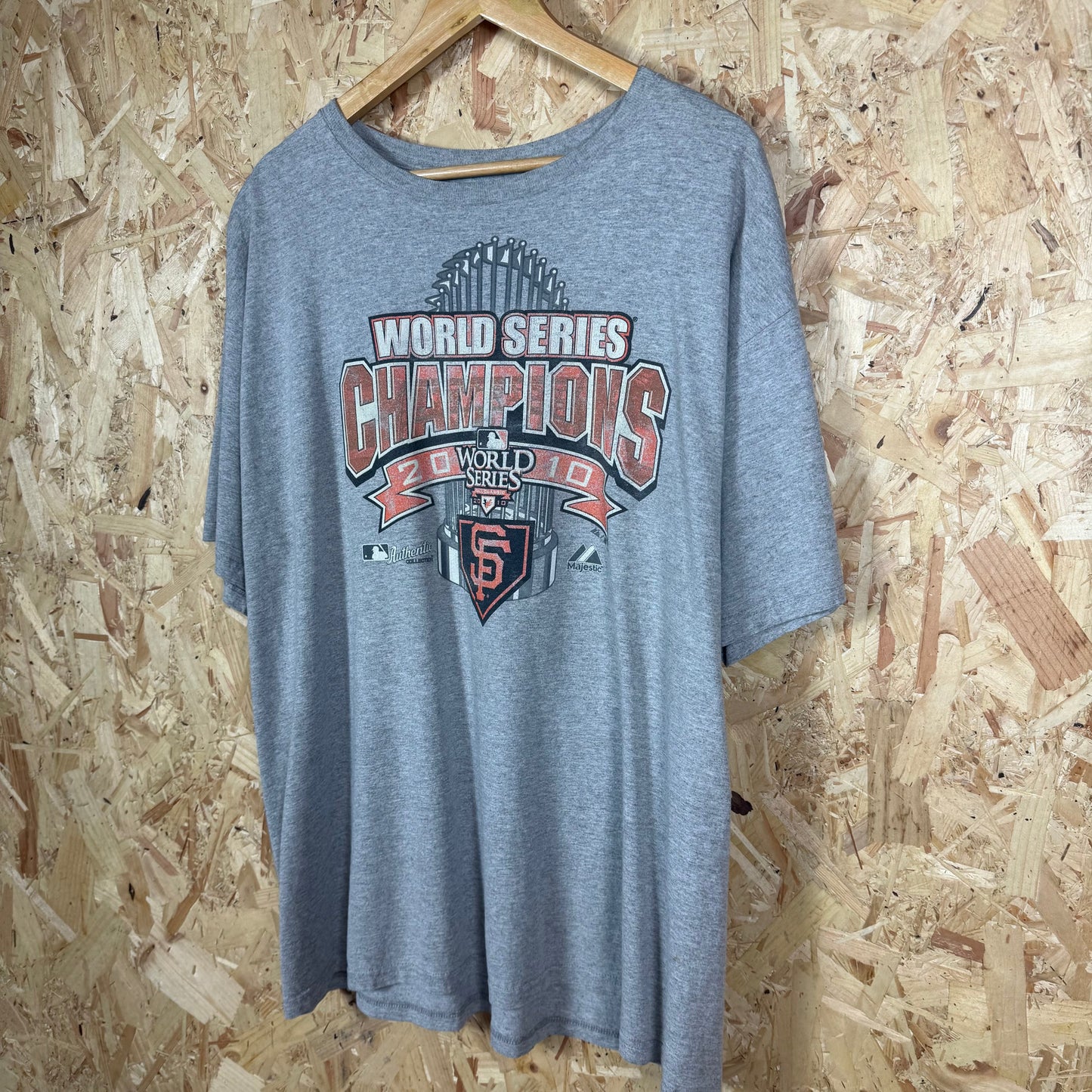 MLB 2010 World Series Grey T-Shirt Size 2XL