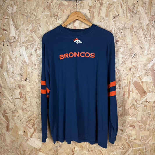 Broncos NFL Navy Long Sleeve Size XL