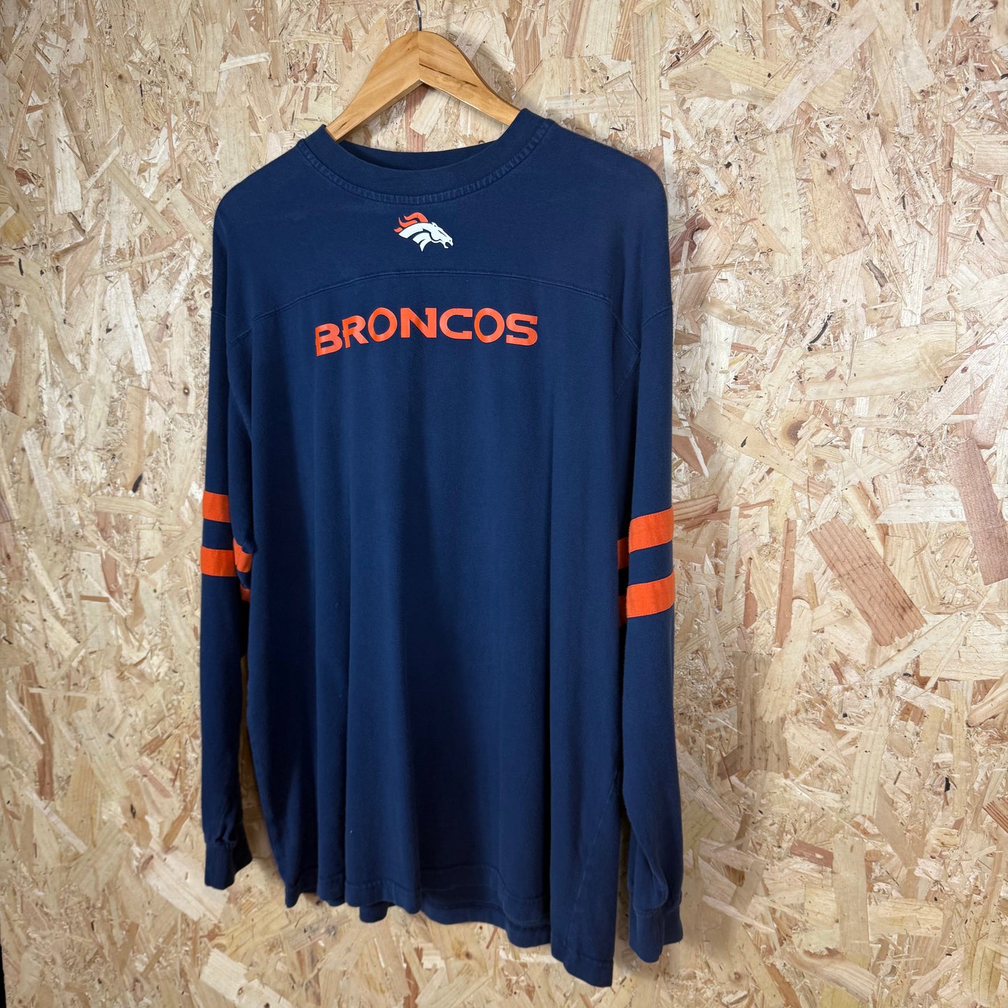 Broncos NFL Navy Long Sleeve Size XL