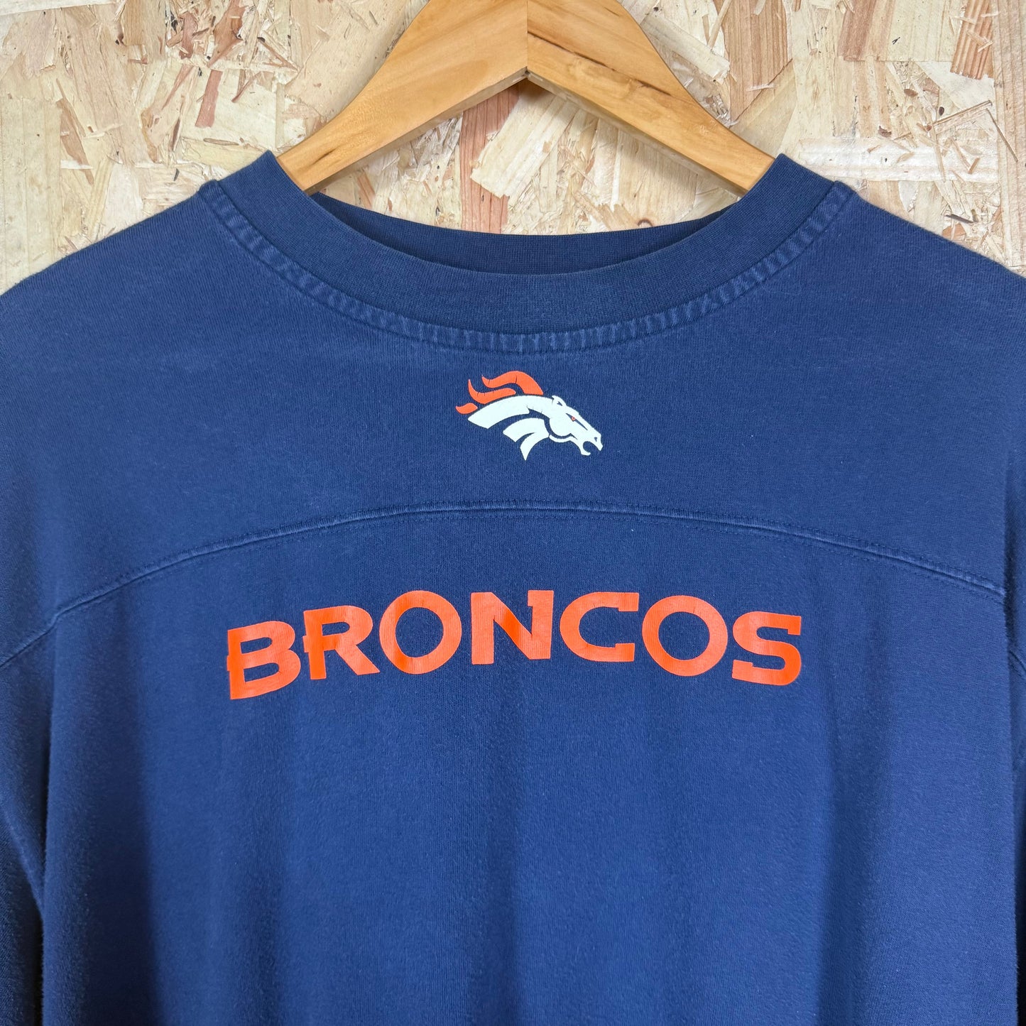 Broncos NFL Navy Long Sleeve Size XL