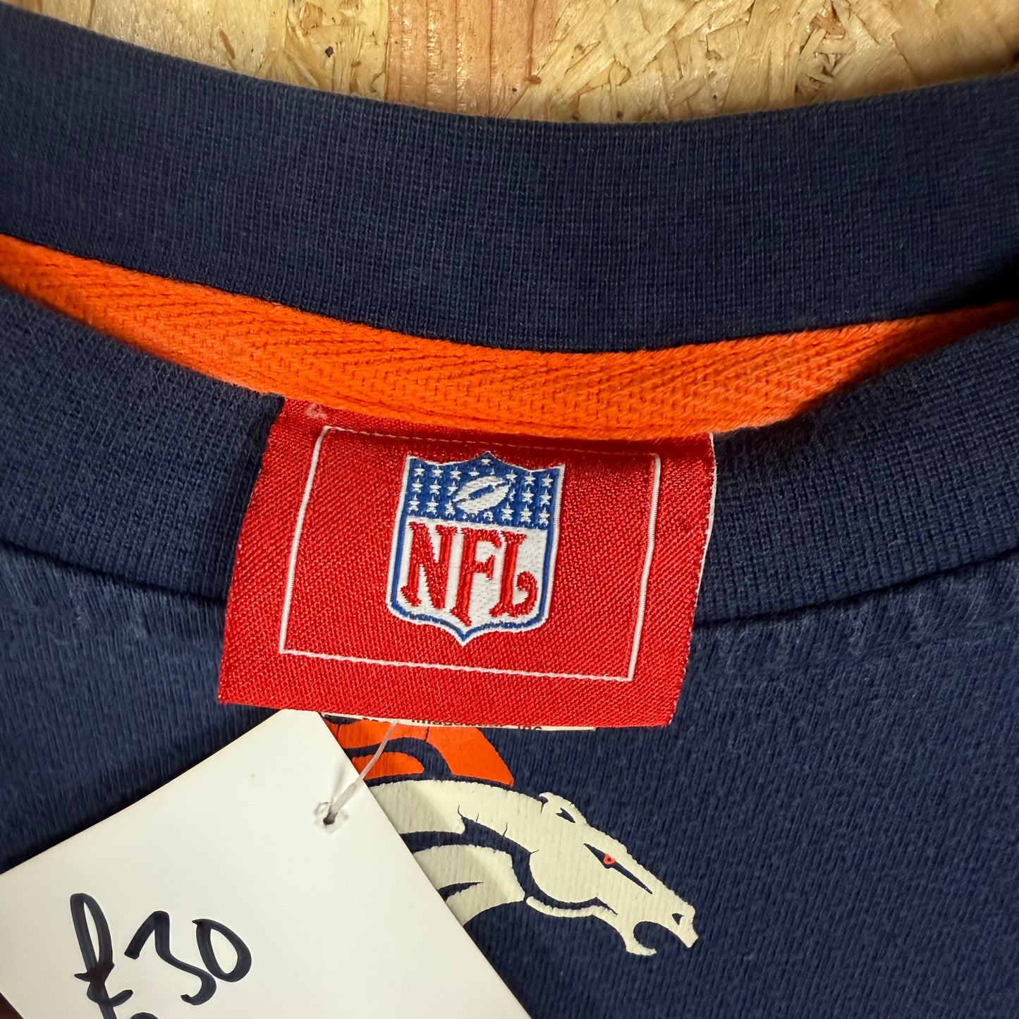 Broncos NFL Navy Long Sleeve Size XL