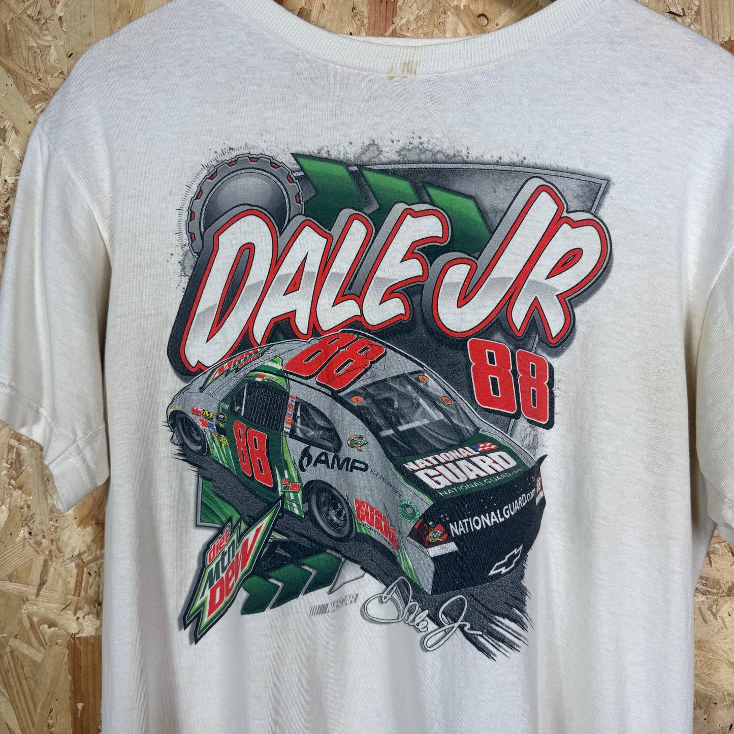 Dale JR  MTN Dew NASCAR Graphic T-Shirt Size M