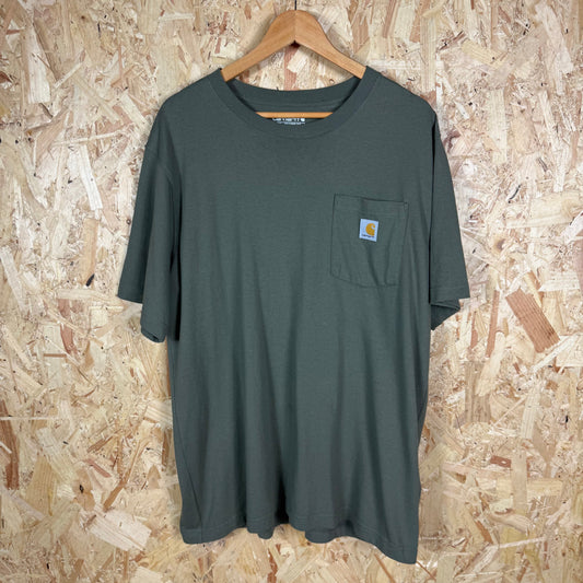 Carhartt Green Relaxed Pocket T-Shirt Size L