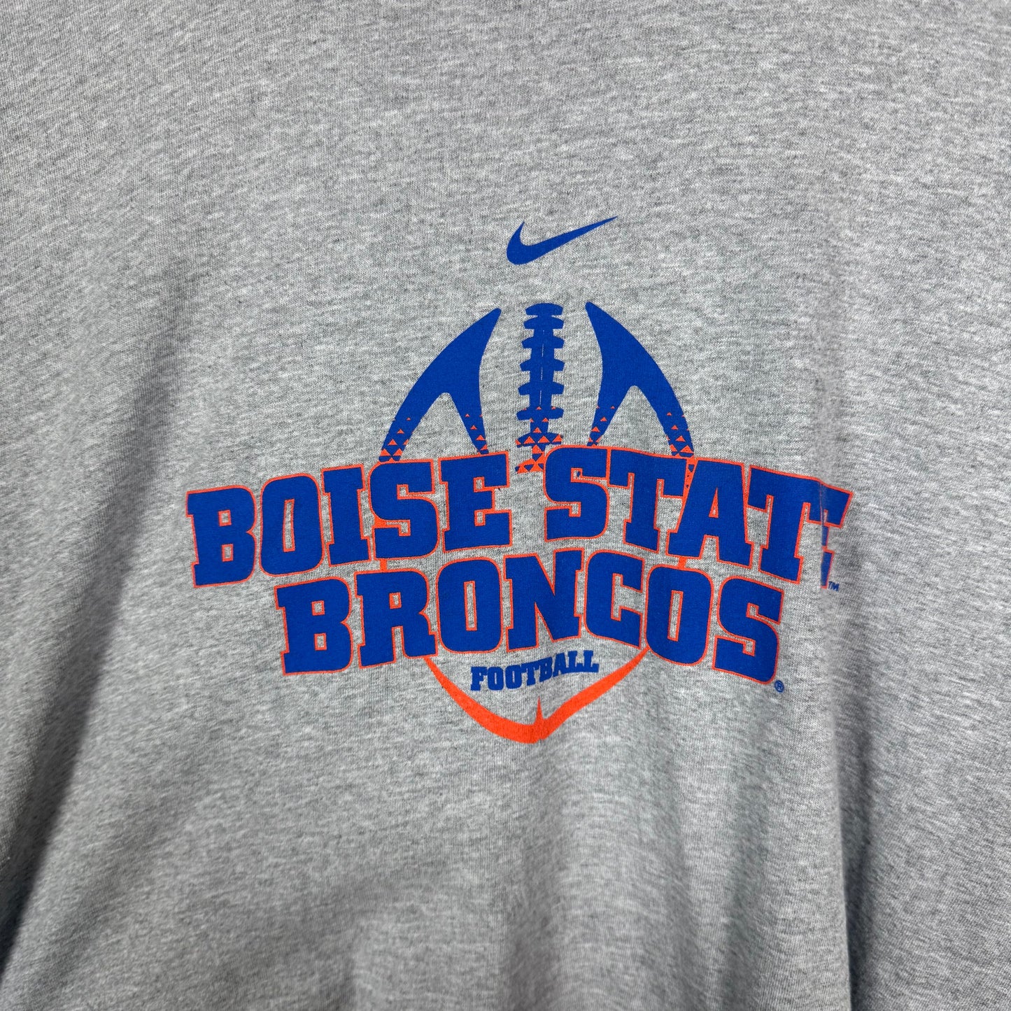 Boise State Broncos Nike Grey T-Shirt Size 2XL