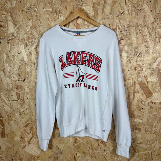 Detroit Lakes Lakers Whit Sweatshirt Size S