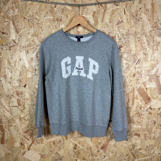 Gap Original Grey Spell Out Sweatshirt Size S