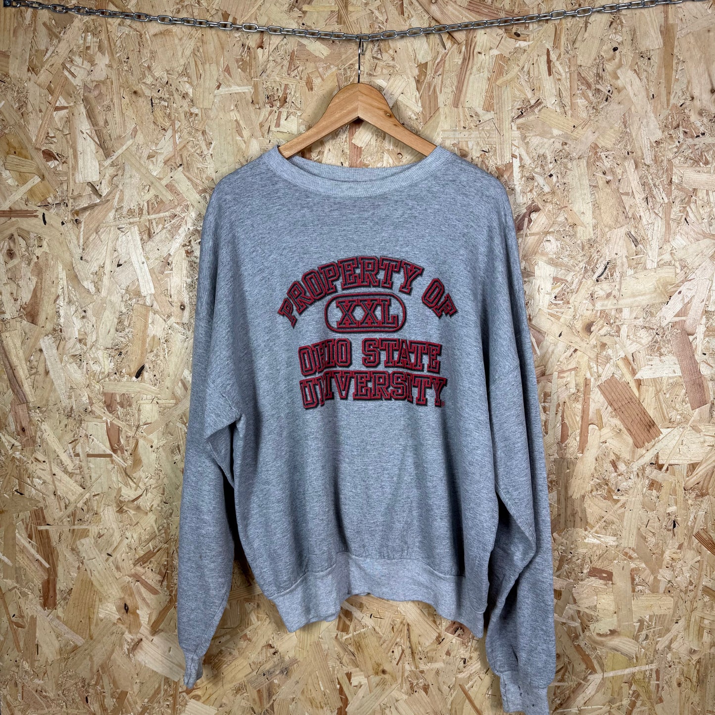 Ohio State University Grey Spell Out Sweatshirt  Size 2XL