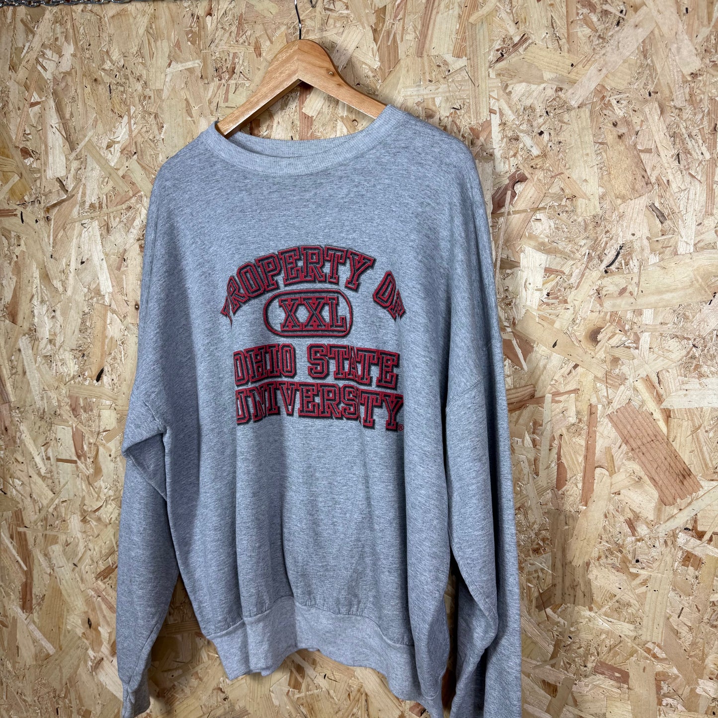 Ohio State University Grey Spell Out Sweatshirt  Size 2XL