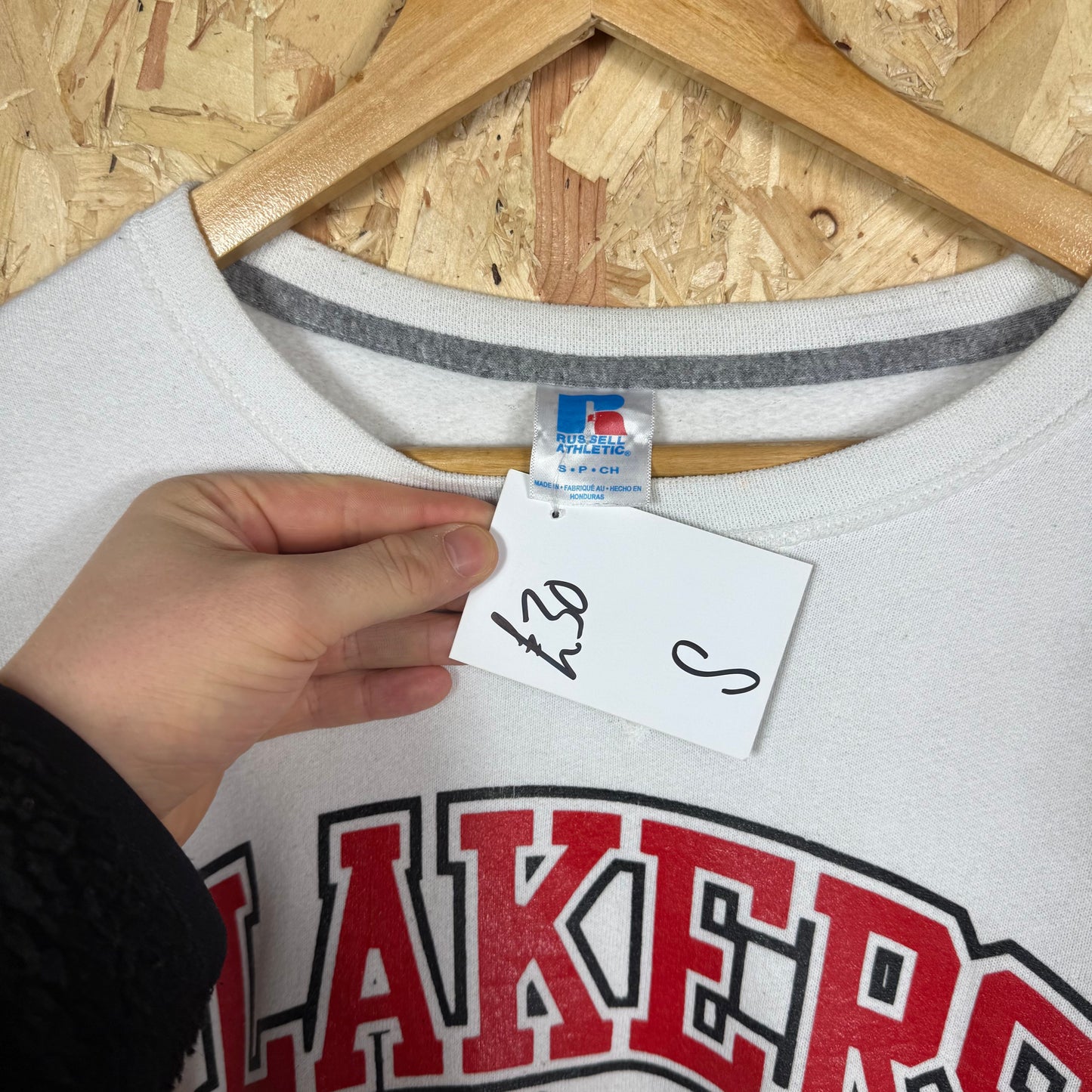 Detroit Lakes Lakers Whit Sweatshirt Size S