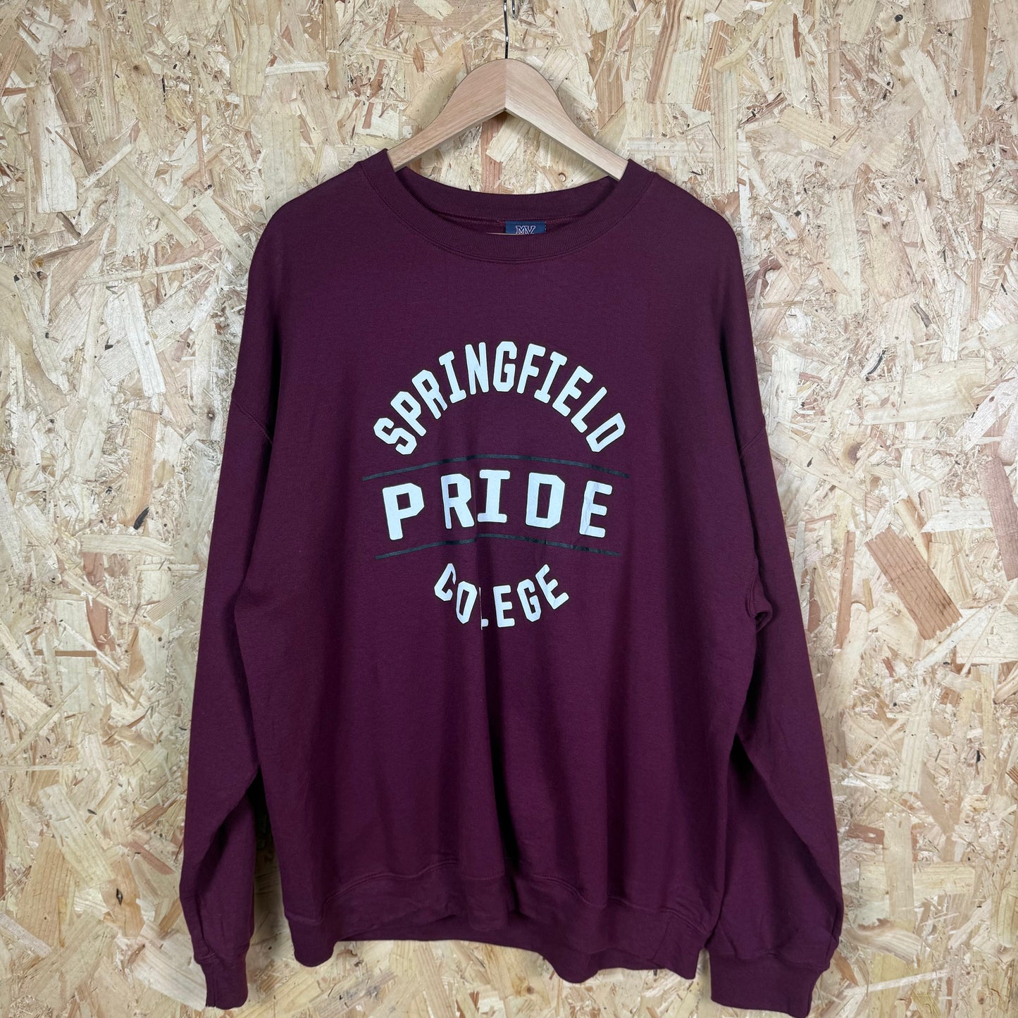 Springfield College Burgundy Size XL