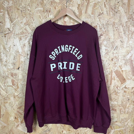 Springfield College Burgundy Size XL