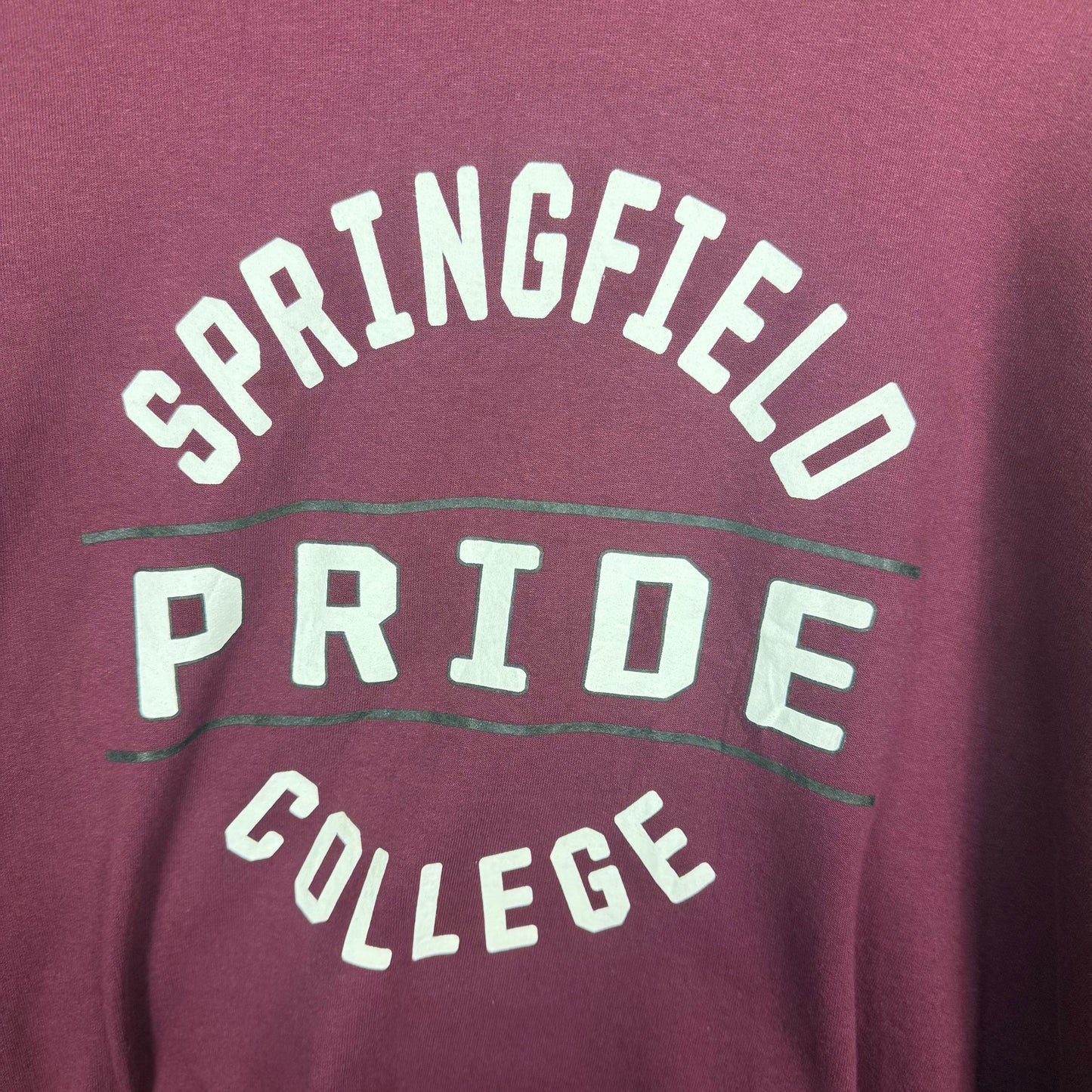 Springfield College Burgundy Size XL