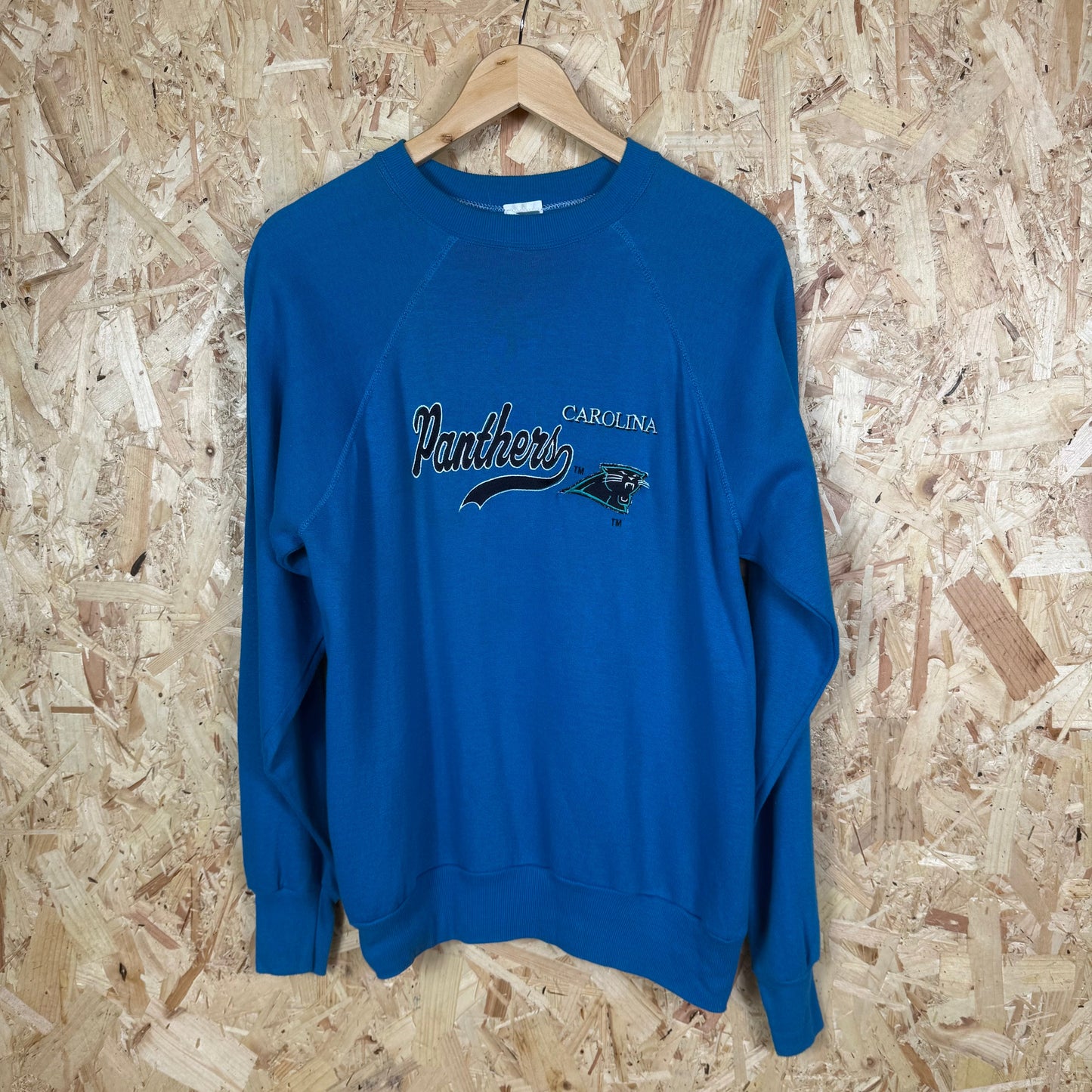 Carolina Panthers Blue Sweatshirt Size L