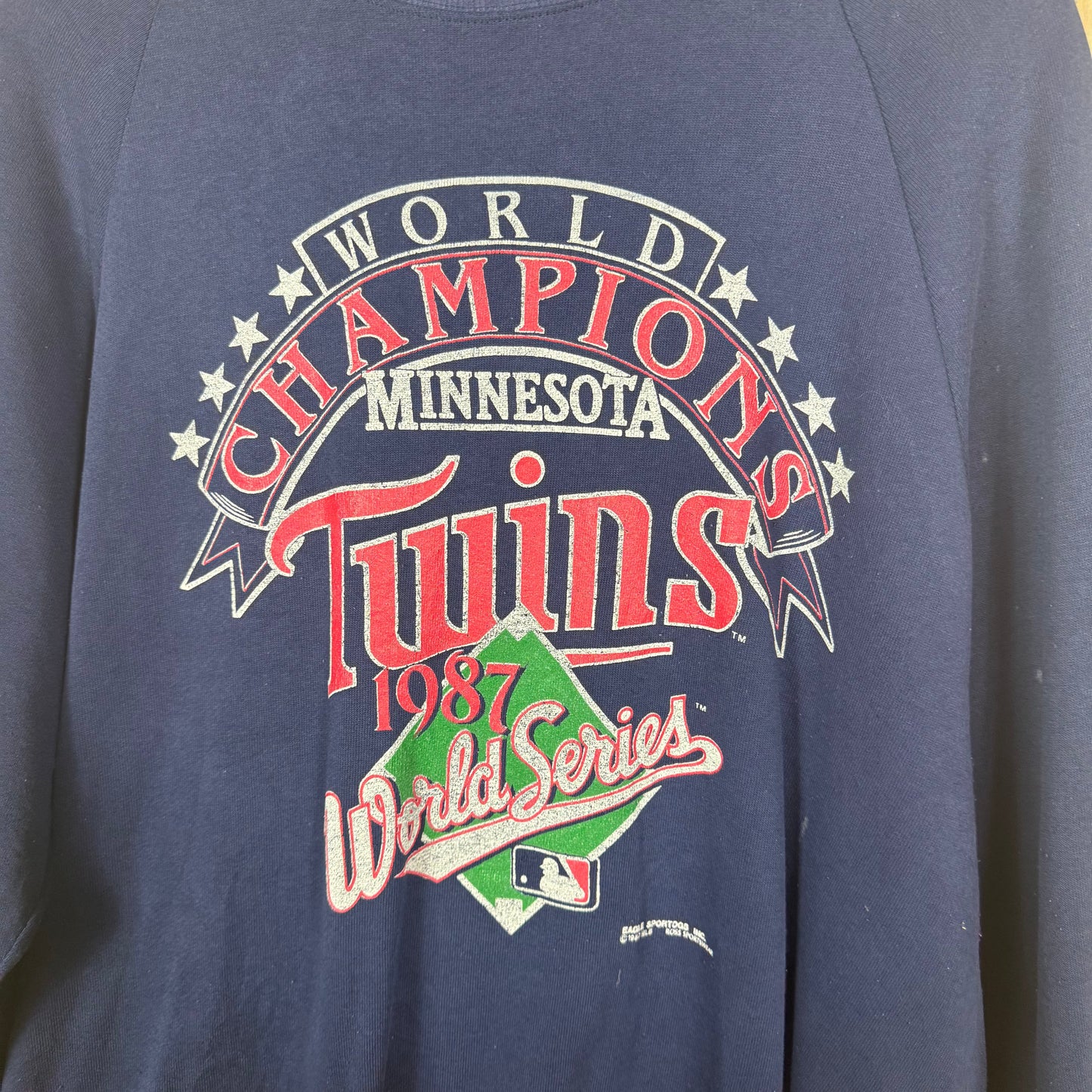 Minnesota Twins Mlb World Champ Sweatshirt Size 3XL
