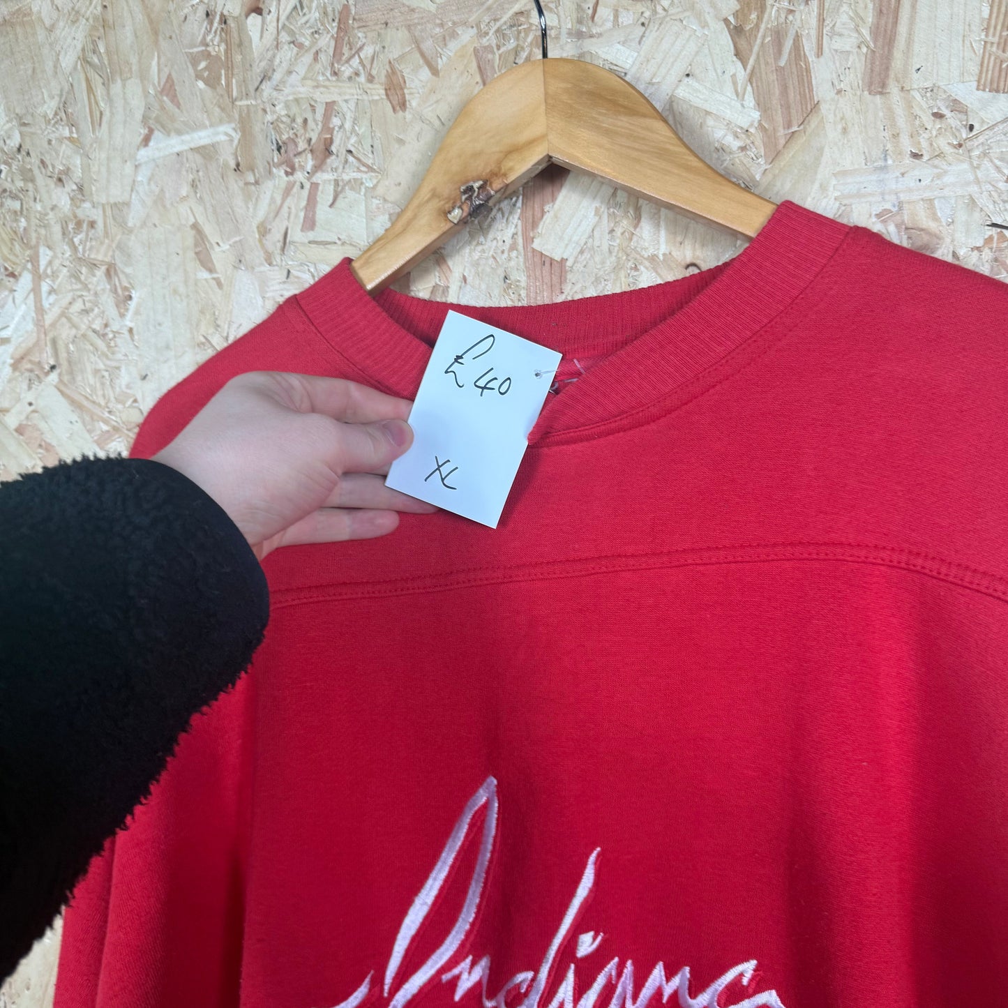 Indiana Hoosiers Red Sweatshirt Size XL