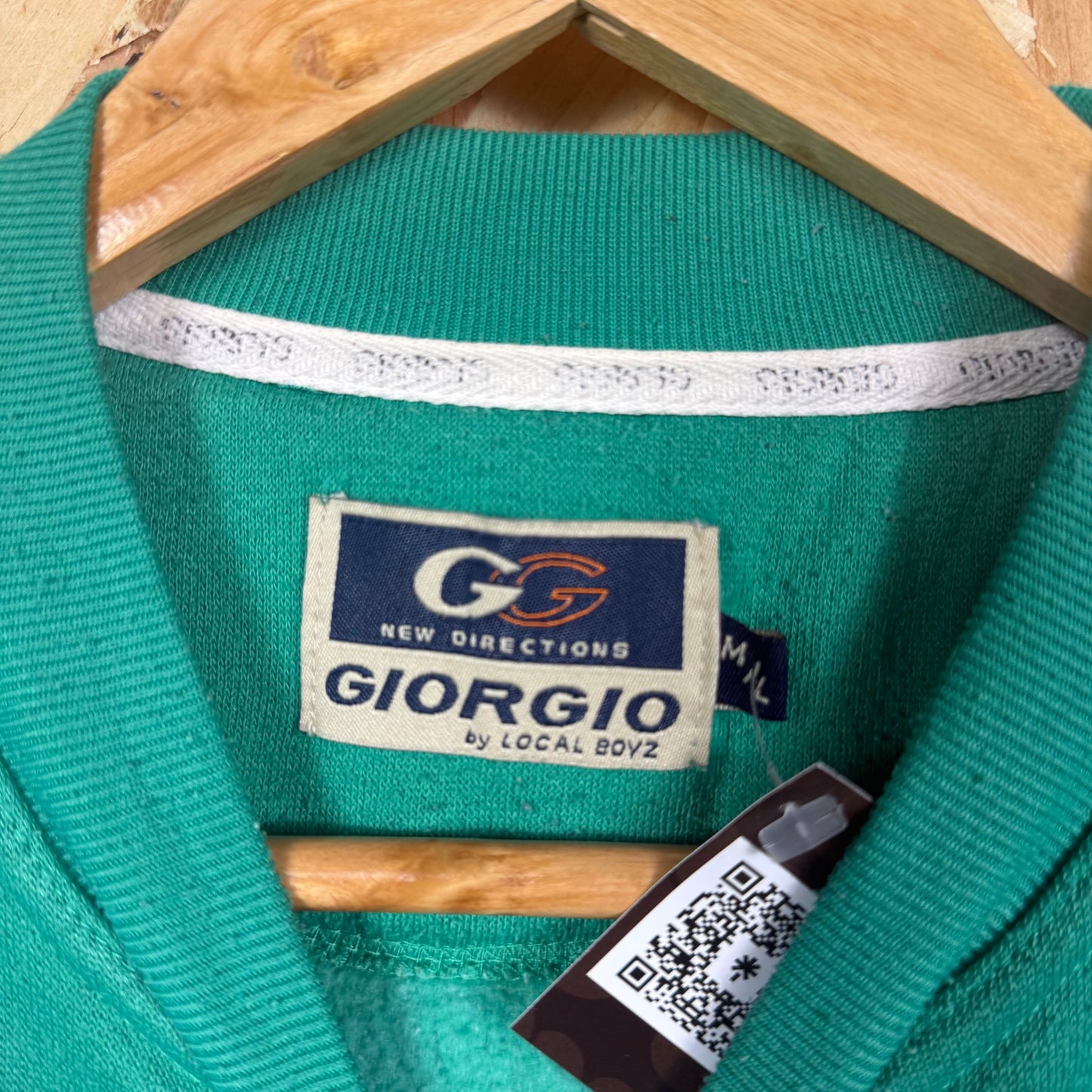 Giorgio By Local Boyz Teal Sweatshirt Size M/ L