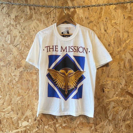Vintage 80s 1988 the mission live rare design White Large