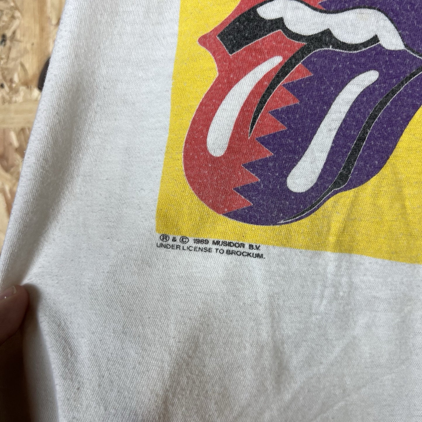 The Rolling Stones Vintage 1990 Urban Jungle Europe Andy Warhol T Shirt XL SS