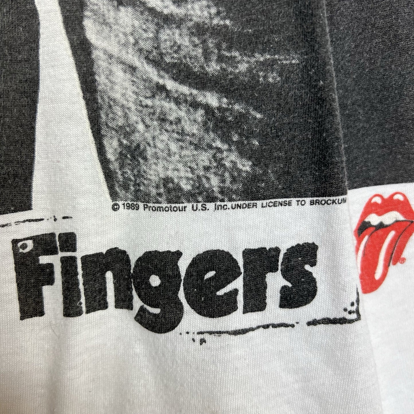 Vintage The Rolling Stones Sticky Fingers 89 T Shirt White L Short Sleeve Rare