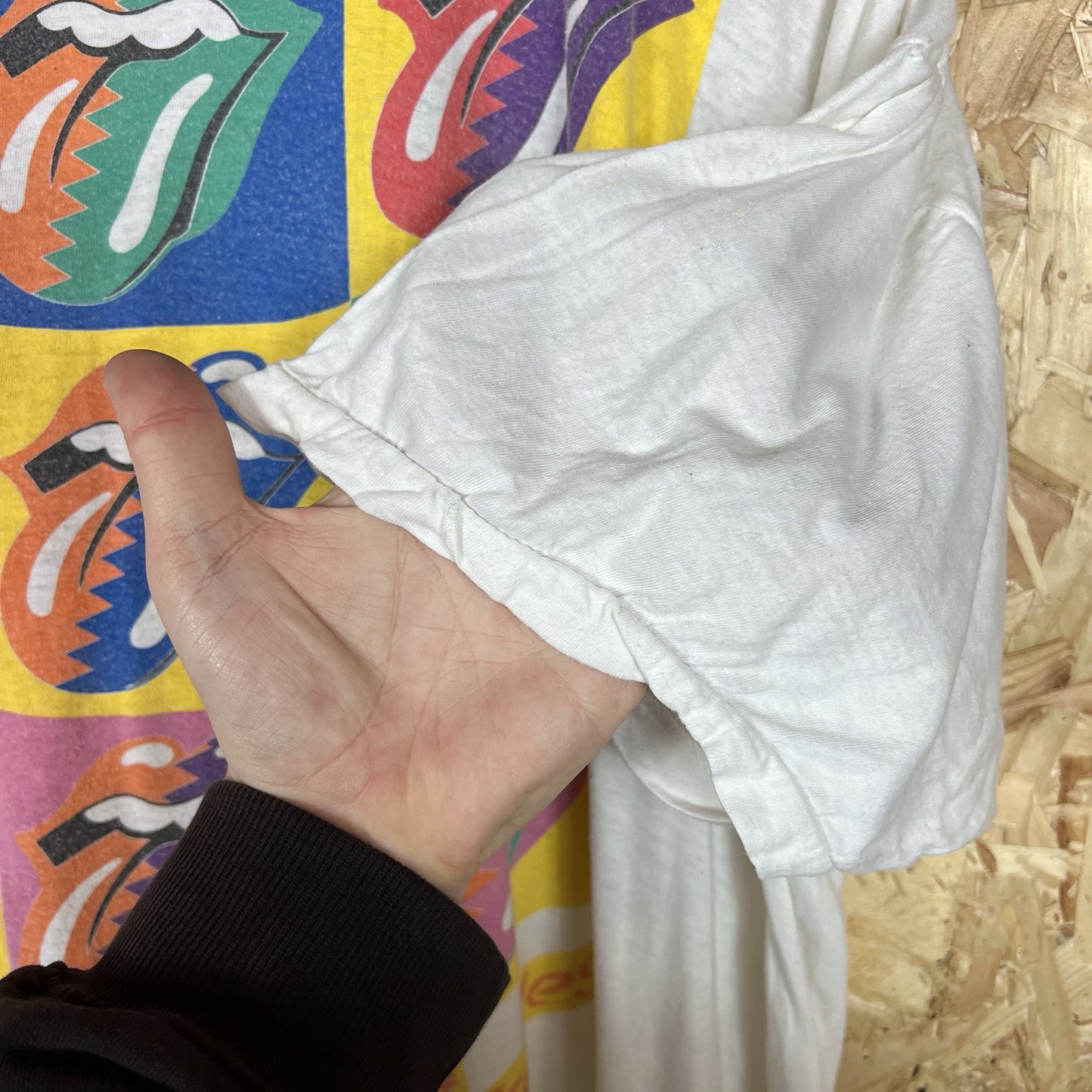 The Rolling Stones Vintage 1990 Urban Jungle Europe Andy Warhol T Shirt XL SS