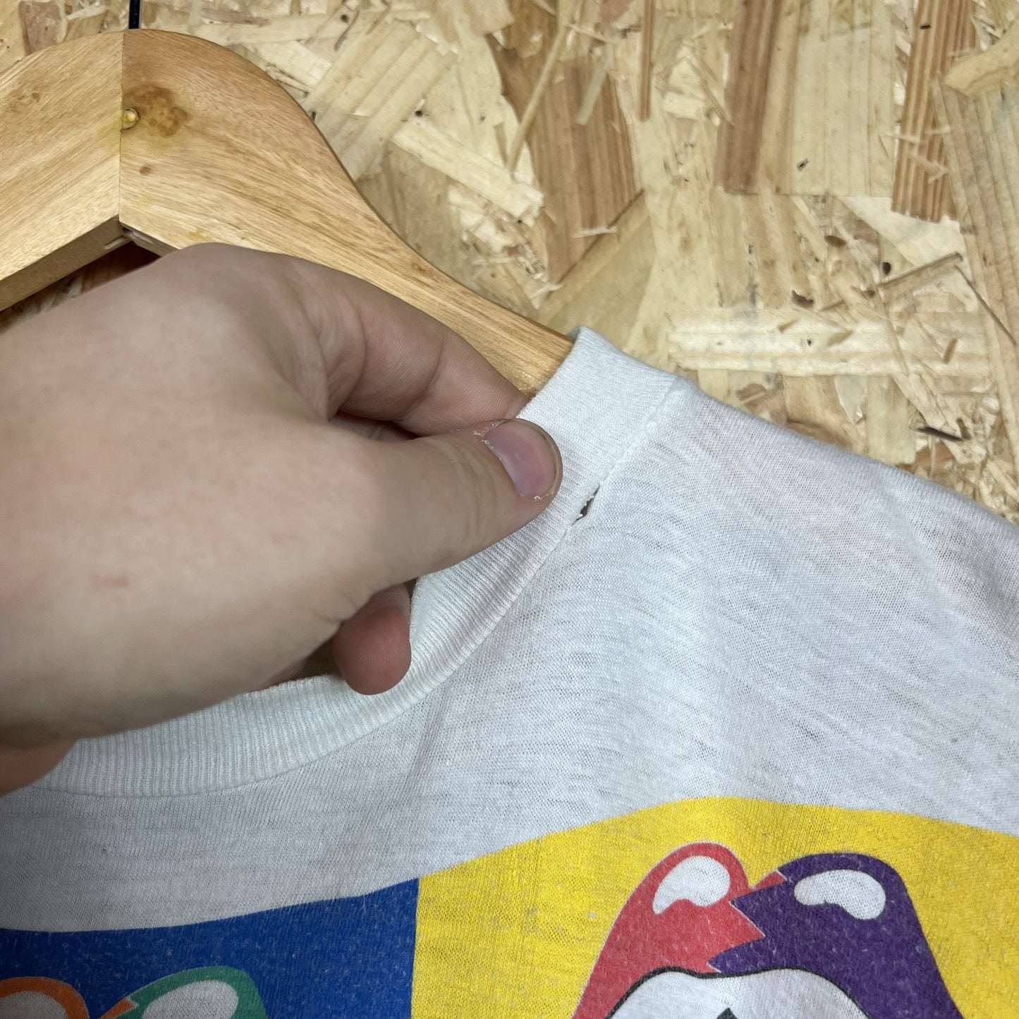 The Rolling Stones Vintage 1990 Urban Jungle Europe Andy Warhol T Shirt XL SS