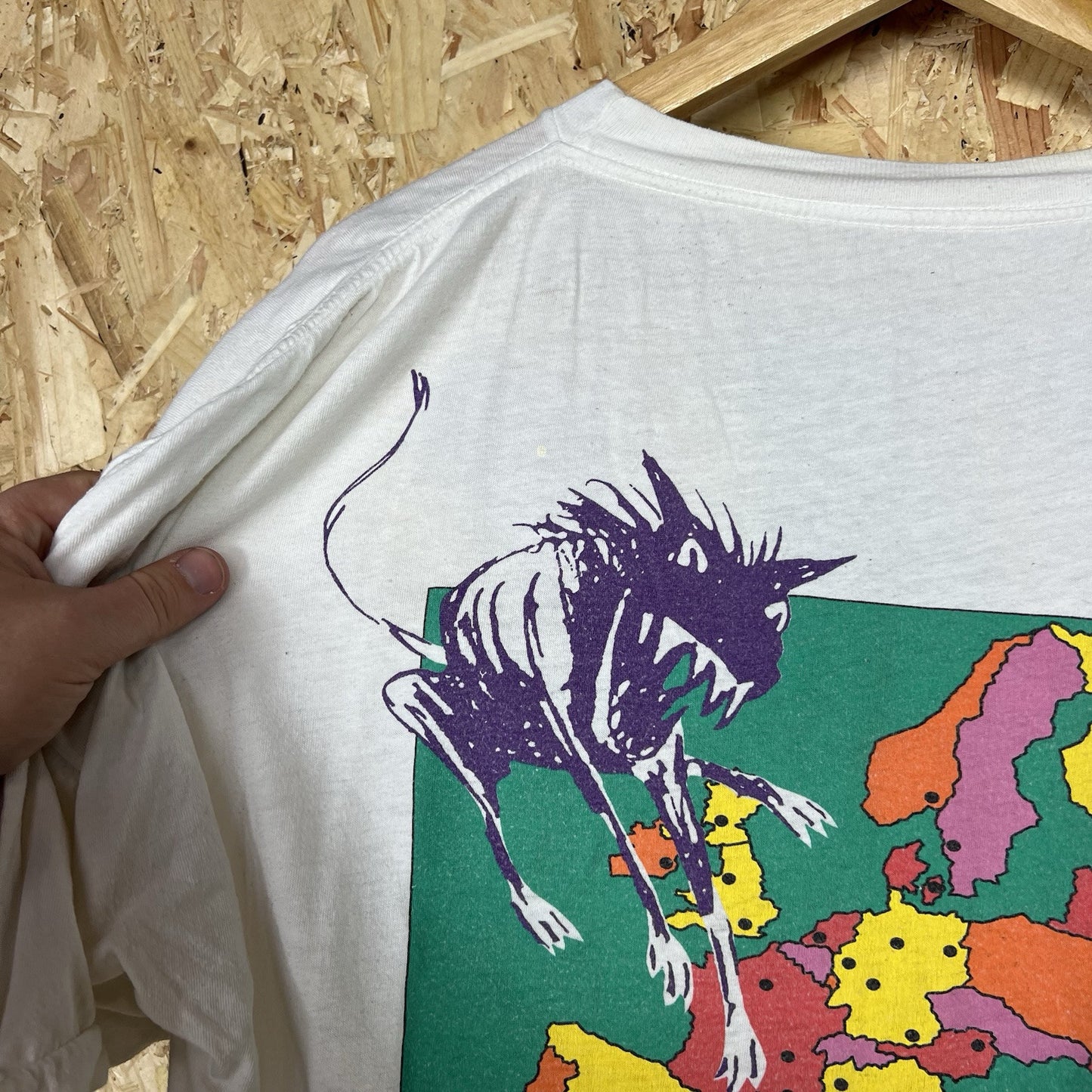 The Rolling Stones Vintage 1990 Urban Jungle Europe Andy Warhol T Shirt XL SS