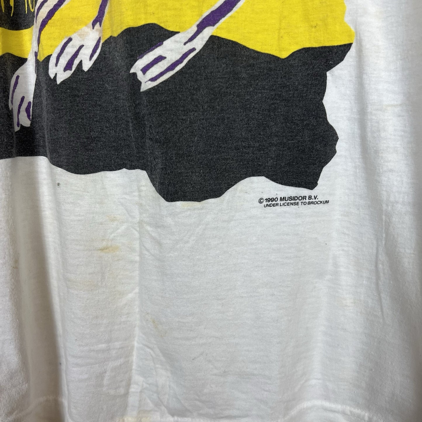 The Rolling Stones Urban Jungle Europe 1990 Vintage UK Promo t-shirt White Large