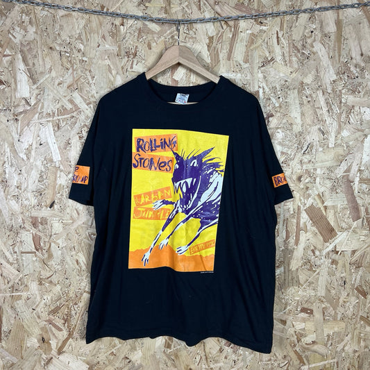 The Rolling Stones Urban Jungle Europe 1990 Vintage UK Promo t-shirt Black XXL
