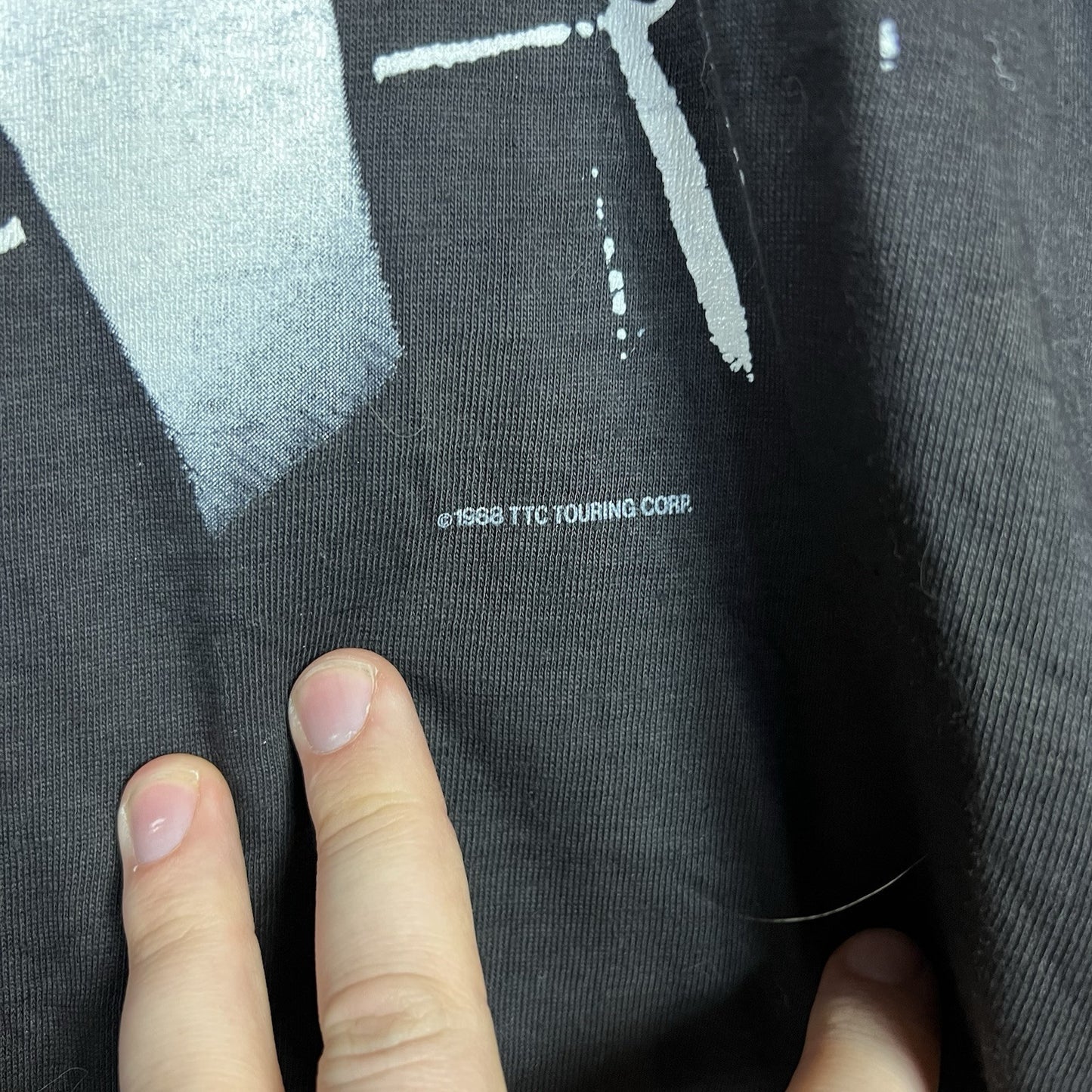 Michael Jackson Bad Tour 1988 Vintage T Shirt Black XL Single Stitch Rare SS