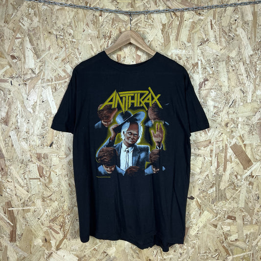Vintage Anthrax Among The Living Concert T Shirt 1987 XL SS Single Stitch