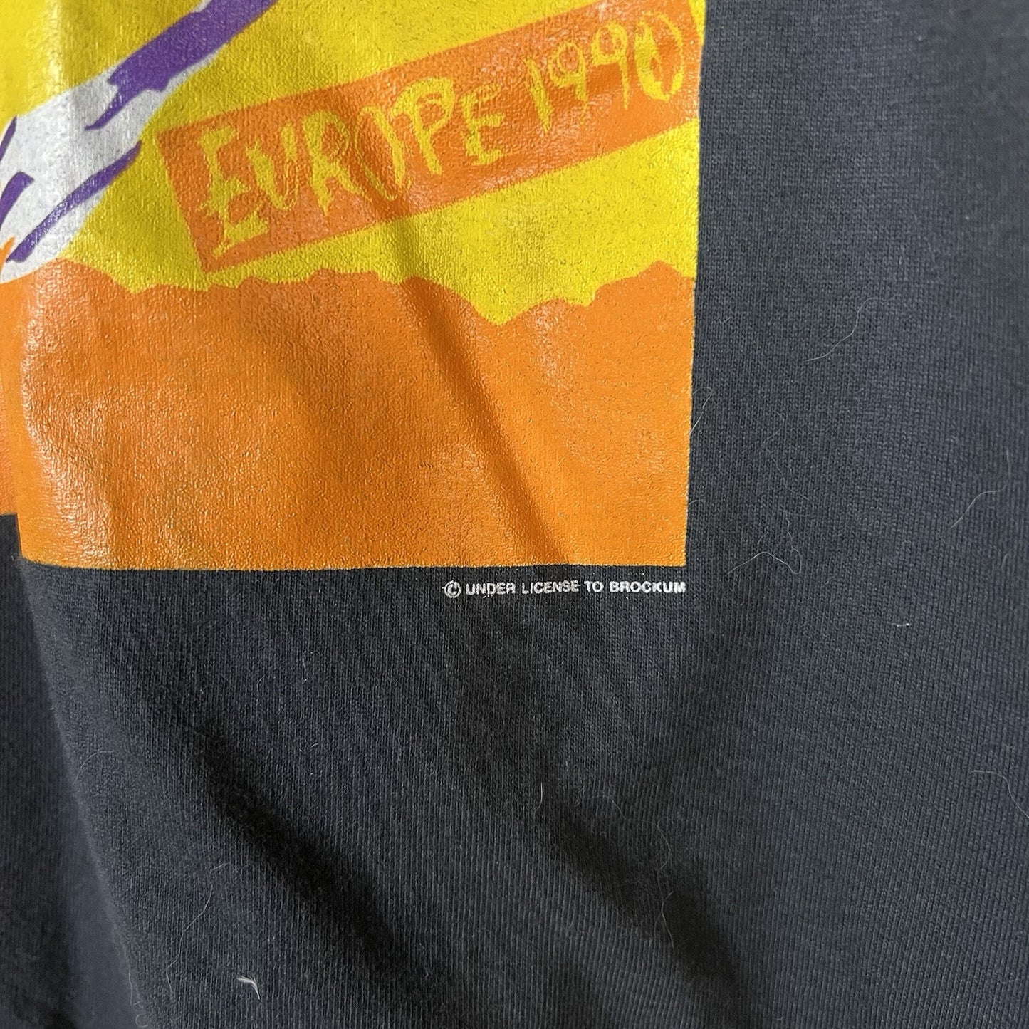 The Rolling Stones Urban Jungle Europe 1990 Vintage UK Promo t-shirt Black XXL