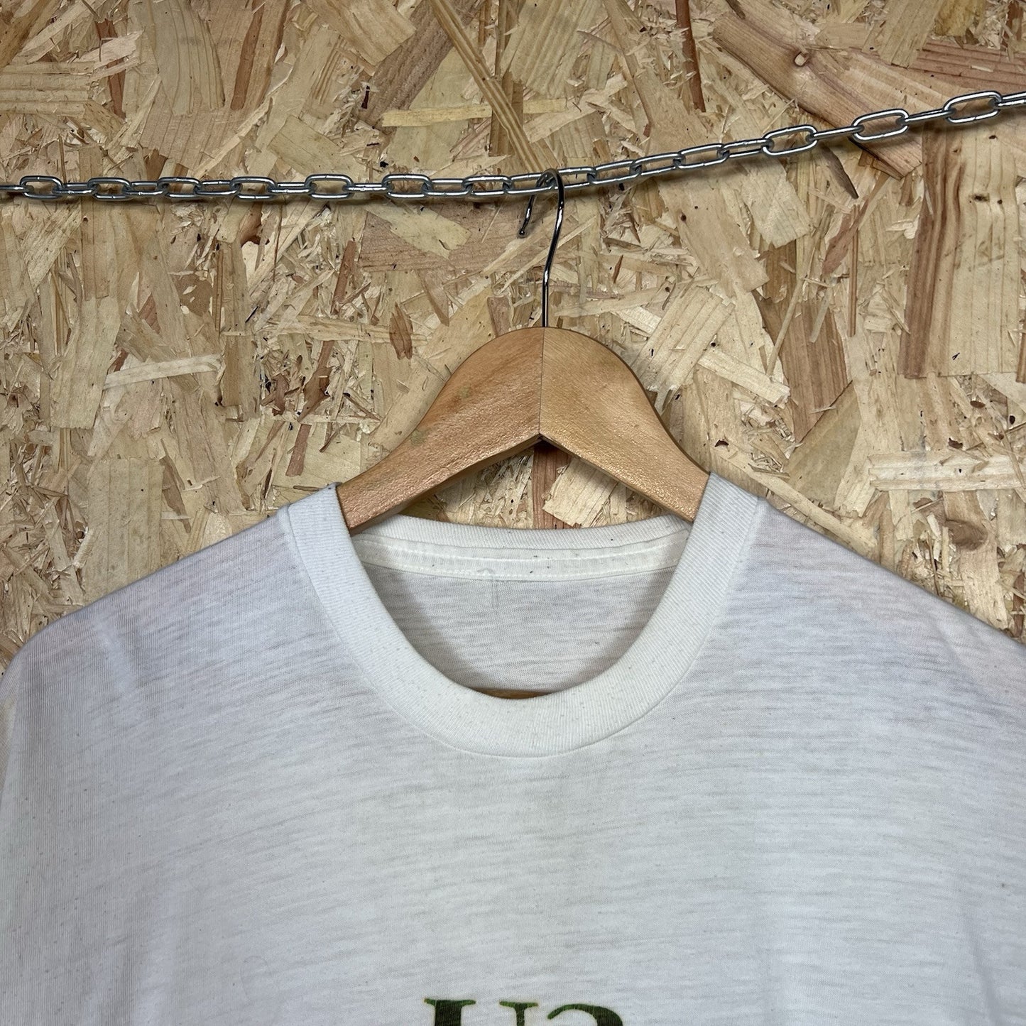 Vintage U2 Joshua Tree Graphic T Shirt White XL Short Sleeve 80s